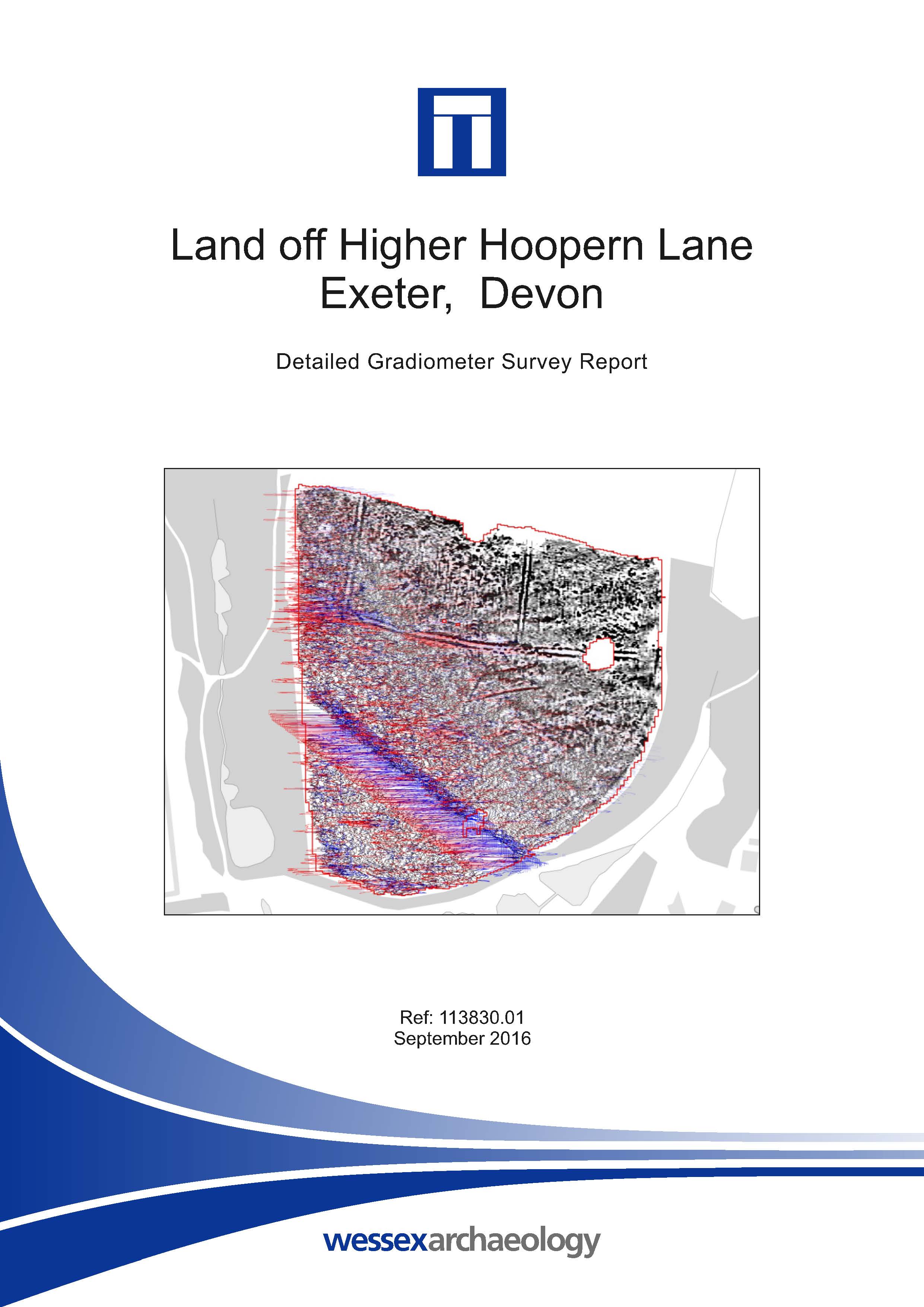 Thumbnail representing Land of Higher Hoopern Lane, Exeter, Devon - Detailed Gradiometer Survey Report