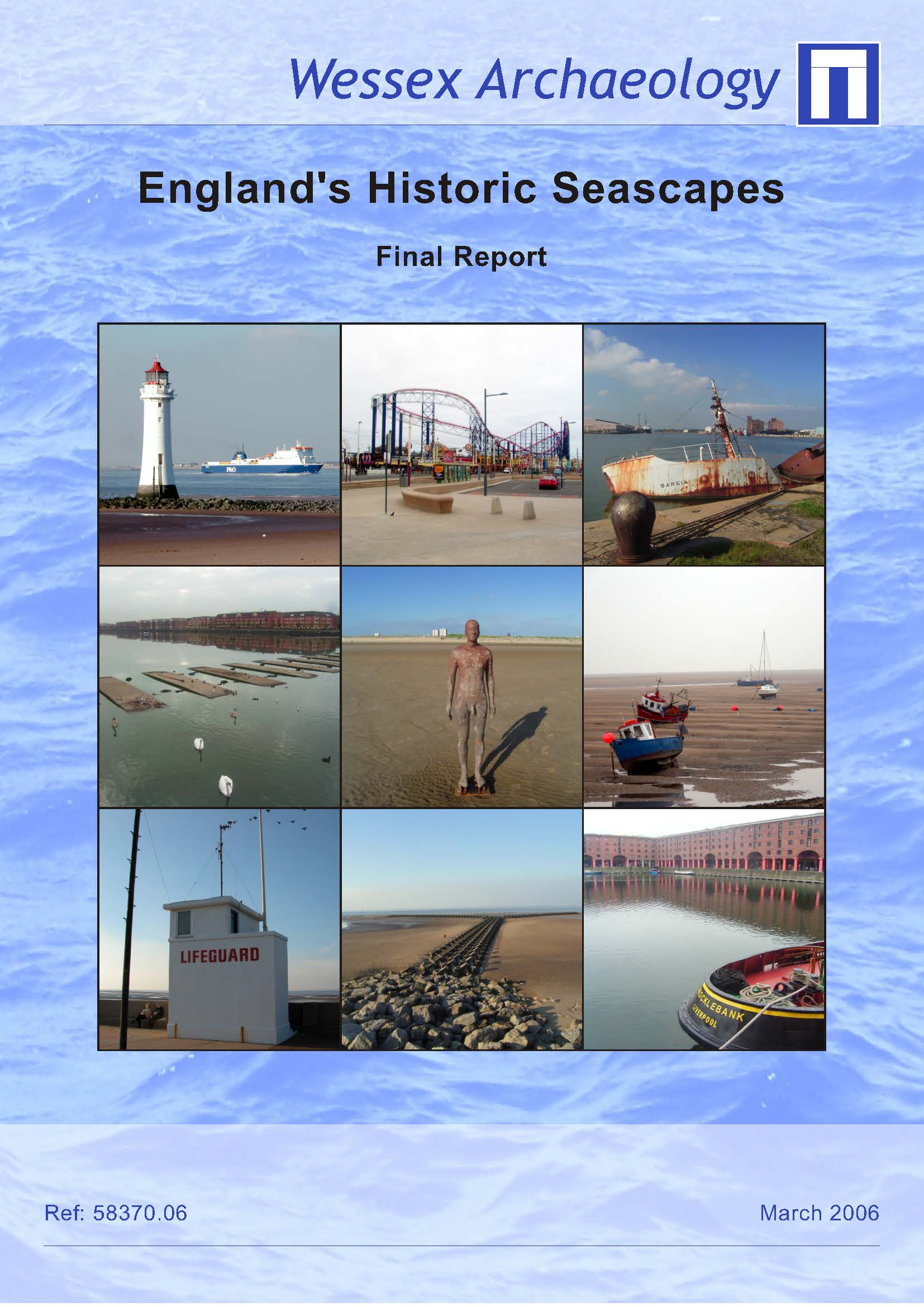 Thumbnail representing England's Historic Seascapes - Intertidal and Marine Historic Characterisations in Liverpool Bay