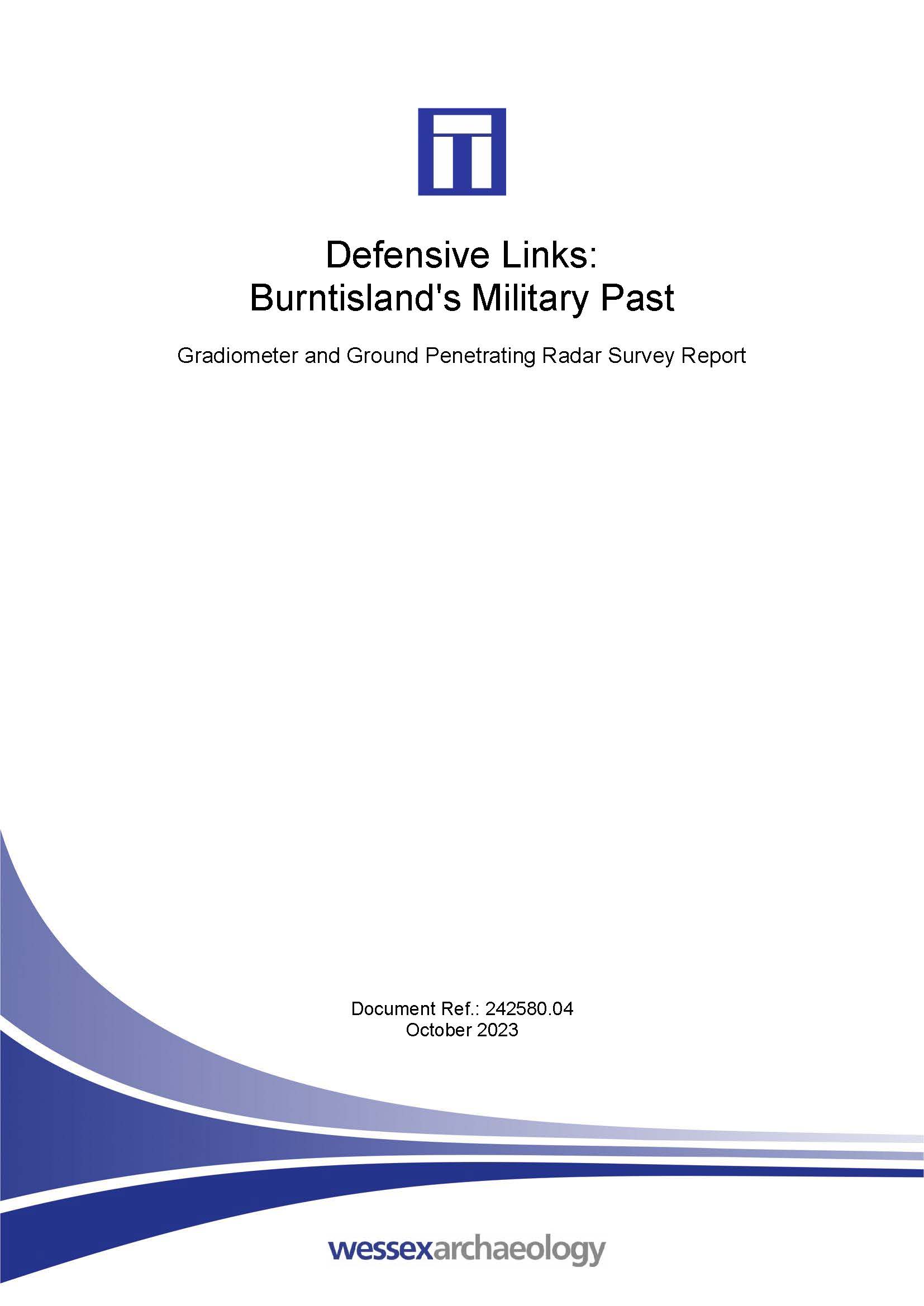 Thumbnail representing Defensive Links: Burntisland's Military Past. Gradiometer and Ground Penetrating Radar Survey Report