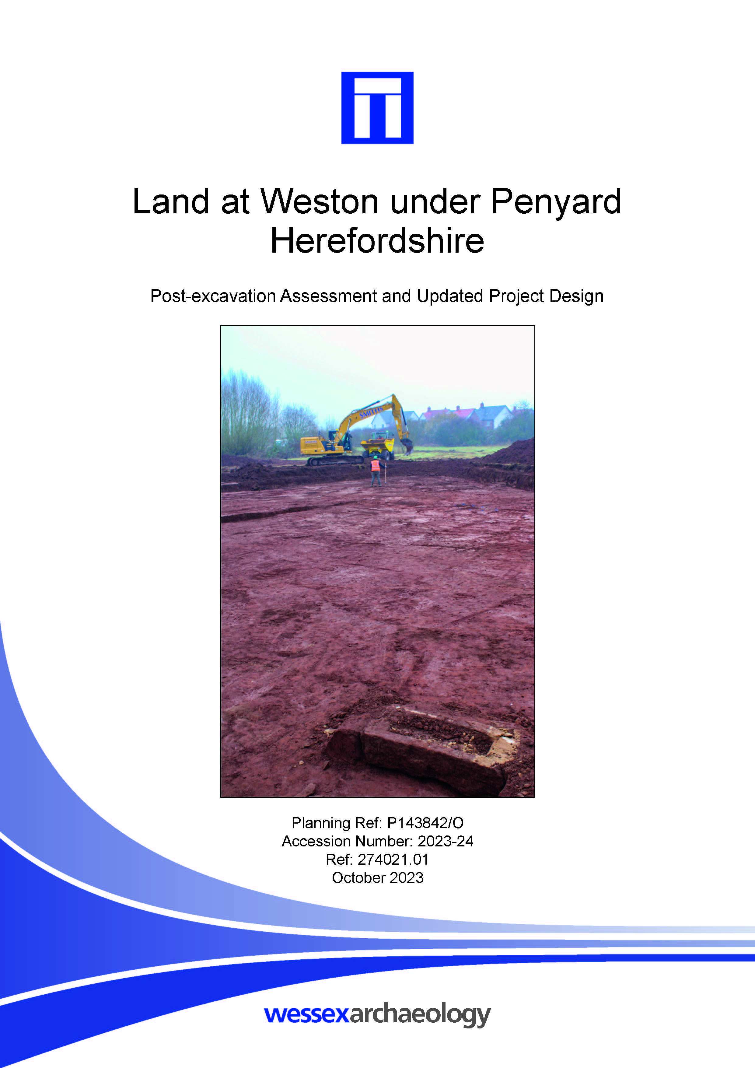 Thumbnail representing Land at Weston under Penyard, Herefordshire. Post-Excavation Assessment.