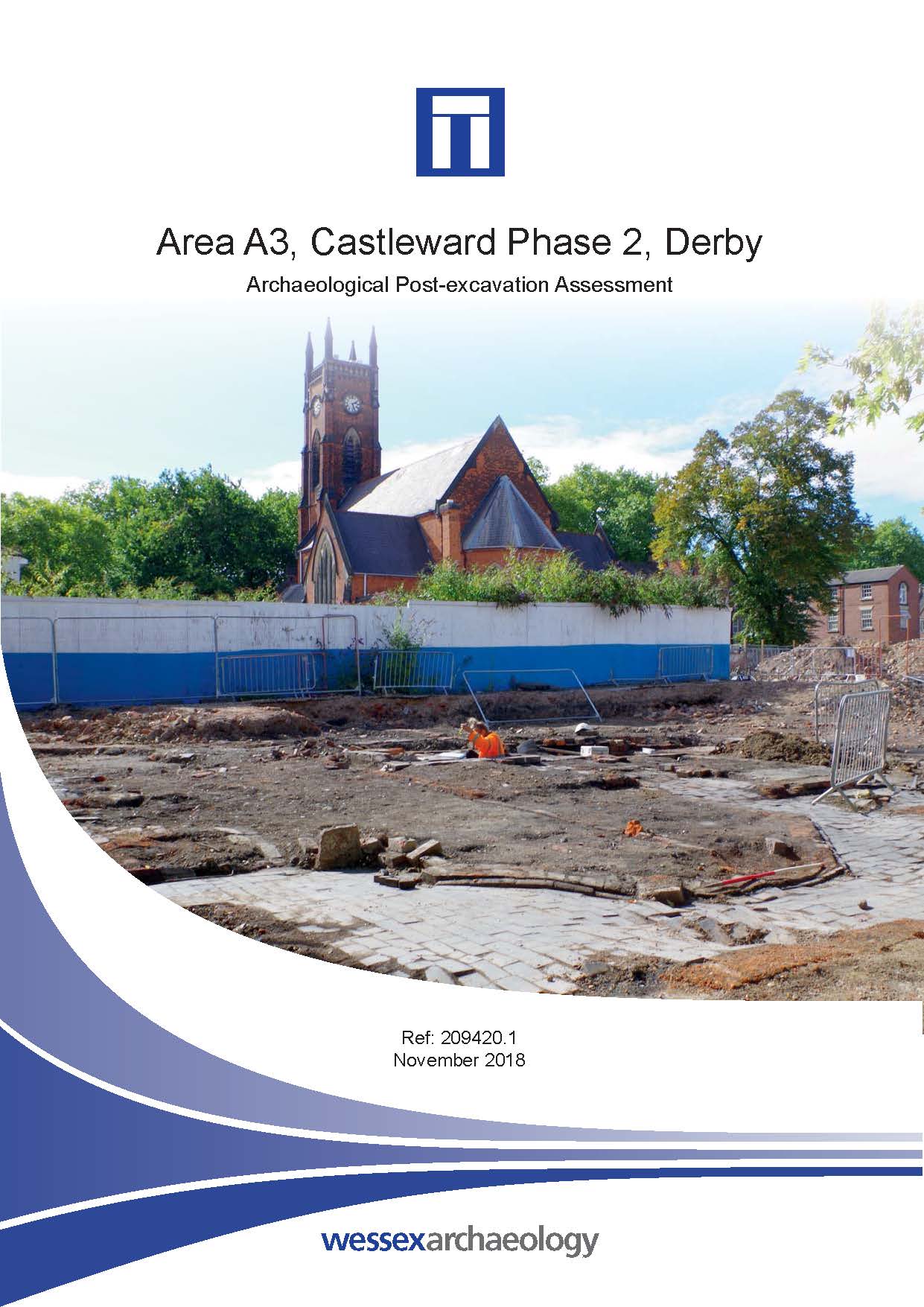 Thumbnail representing Area A3, Castleward Phase 2, Derby - Post-excavation Assessment