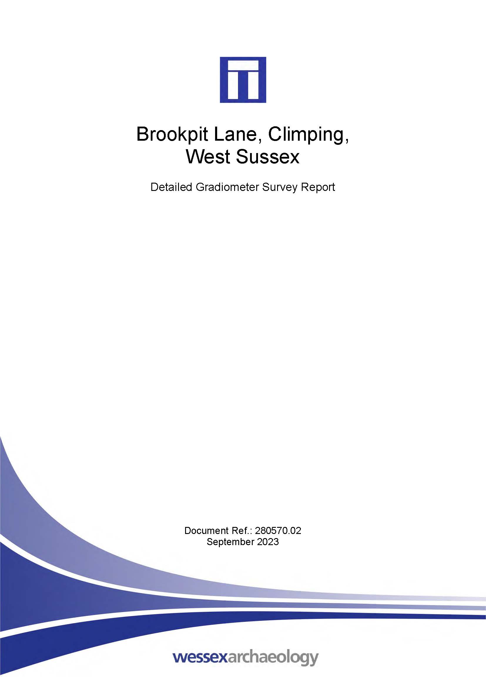 Thumbnail representing Brookpit Lane, Climping, West Sussex - Detailed Gradiometer Survey Report