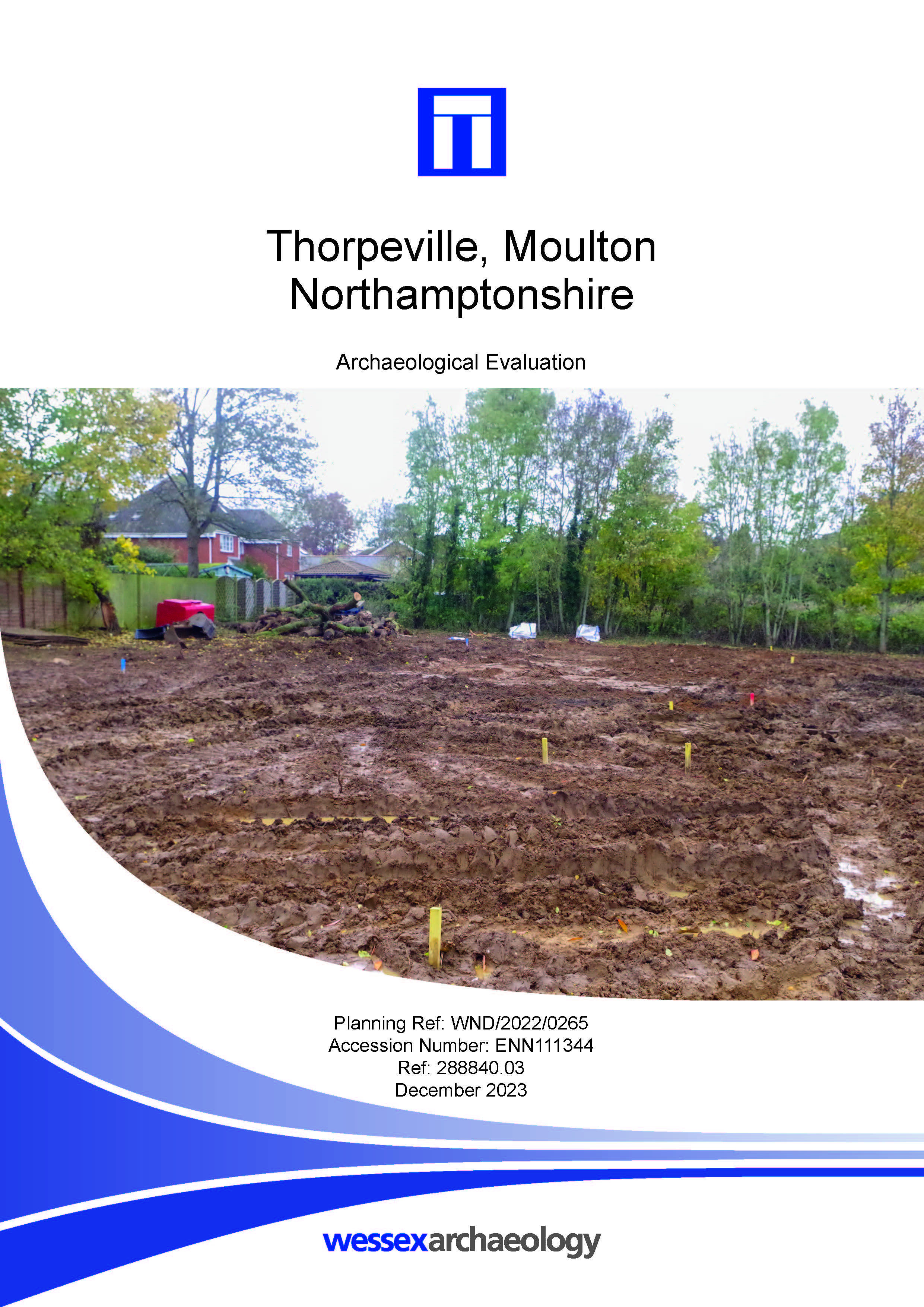 Thumbnail representing Thorpeville, Moulton, Northamptonshire - Archaeological Evaluation