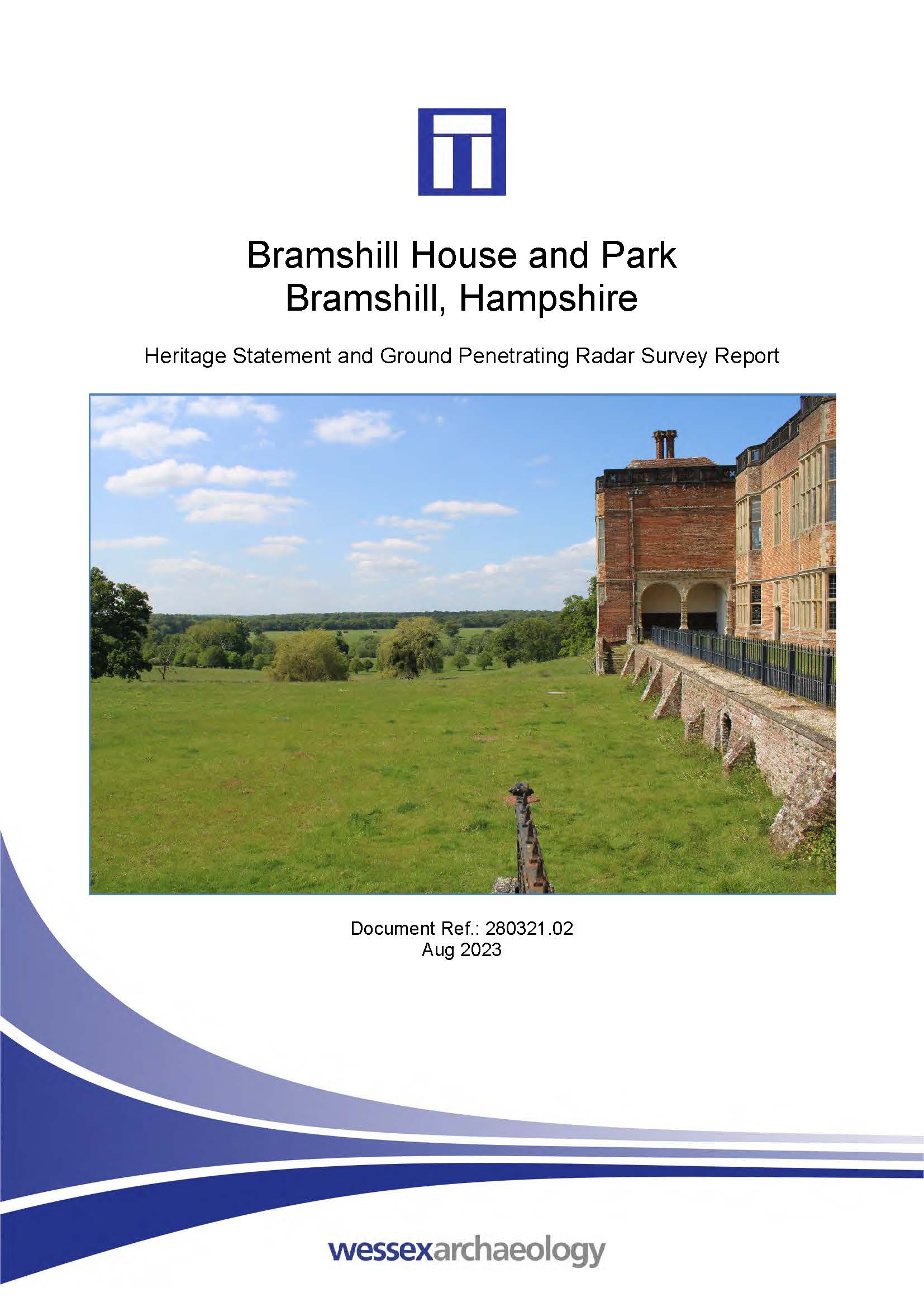 Thumbnail representing Bramshill House and Park, Bramshill, Hampshire - Heritage Statement and Ground Penetrating Radar Survey Report