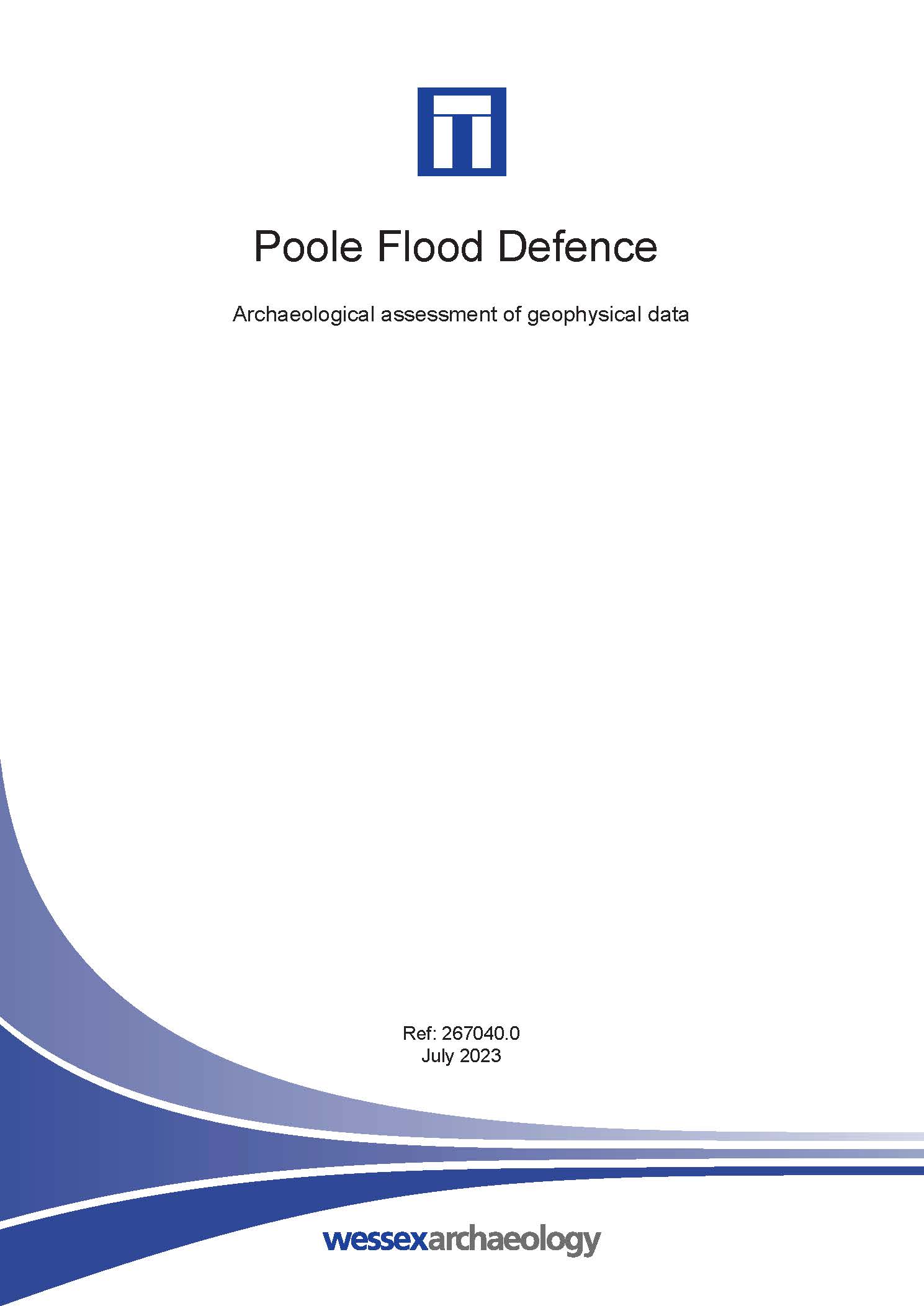 Thumbnail representing Poole Flood Defence - Archaeological Assessment of geophysical data