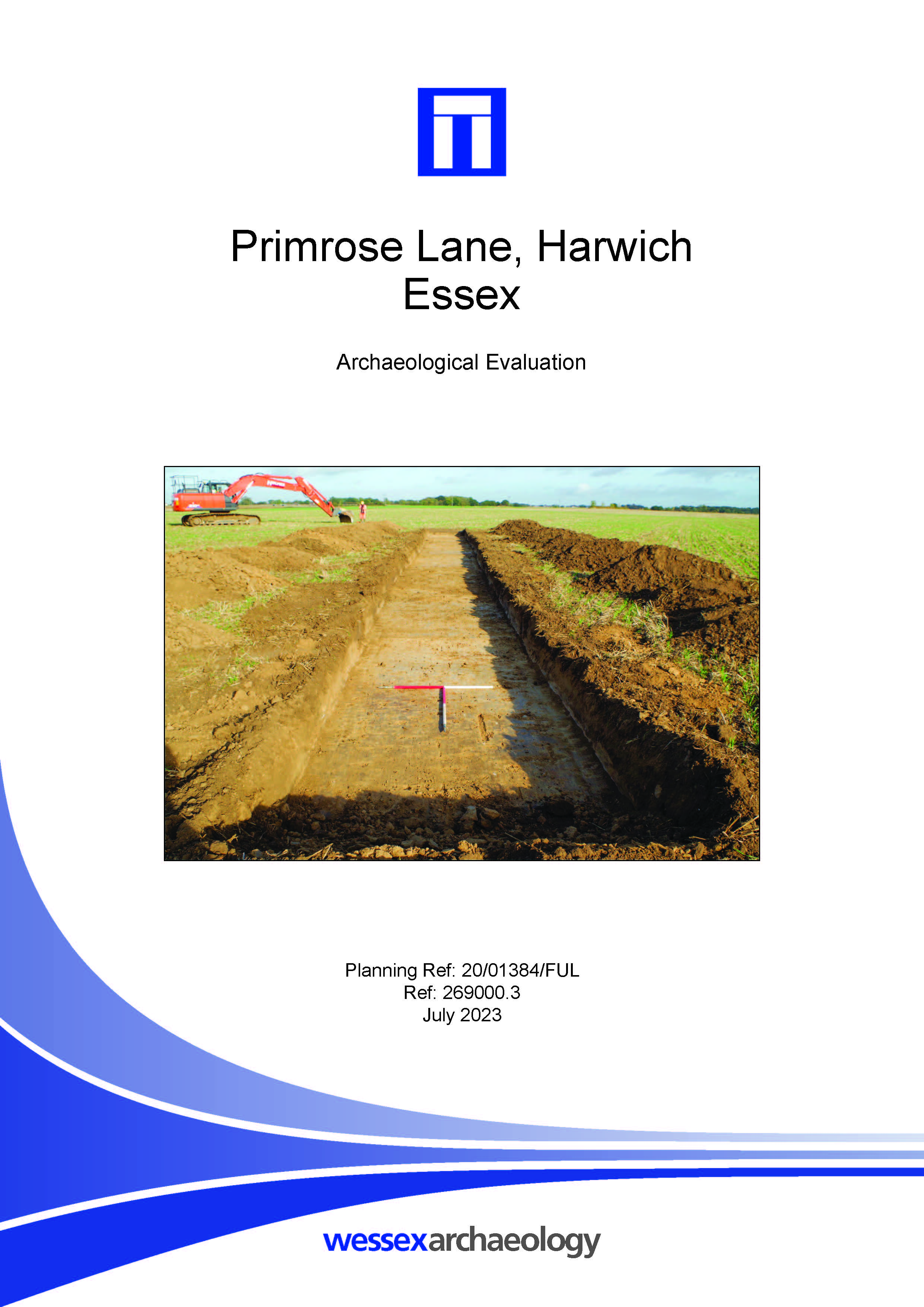 Thumbnail representing Primrose Lane, Harwich, Essex - Archaeological Evaluation