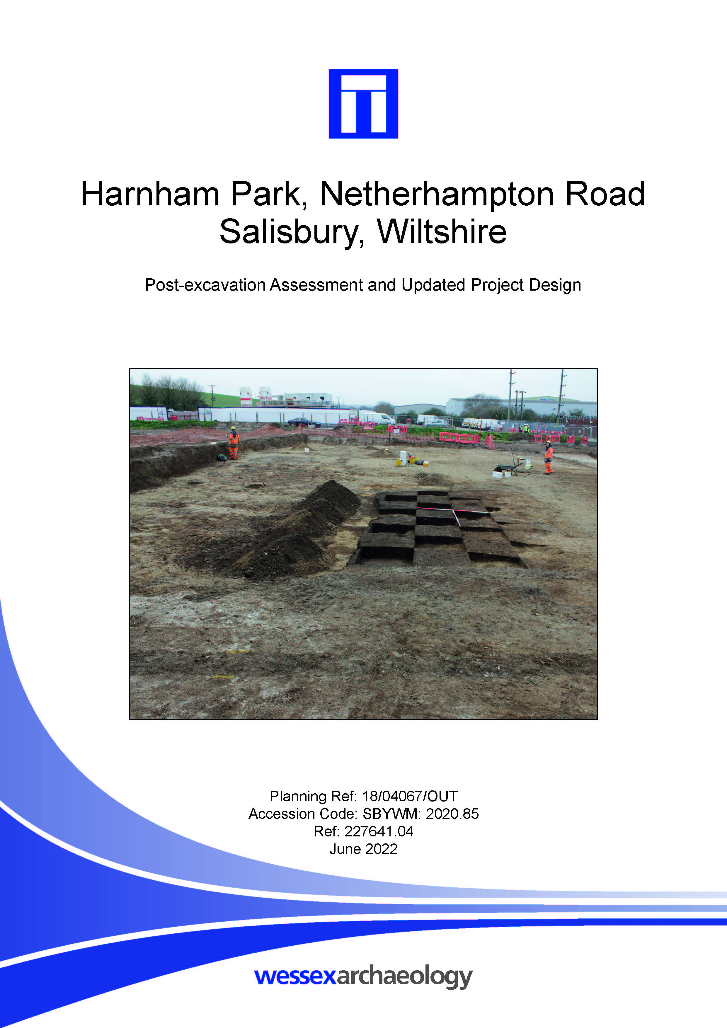 Thumbnail representing Harnham Park, Netherhampton Road, Salisbury, Wiltshire - Post-excavation Assessment and Updated Project Design