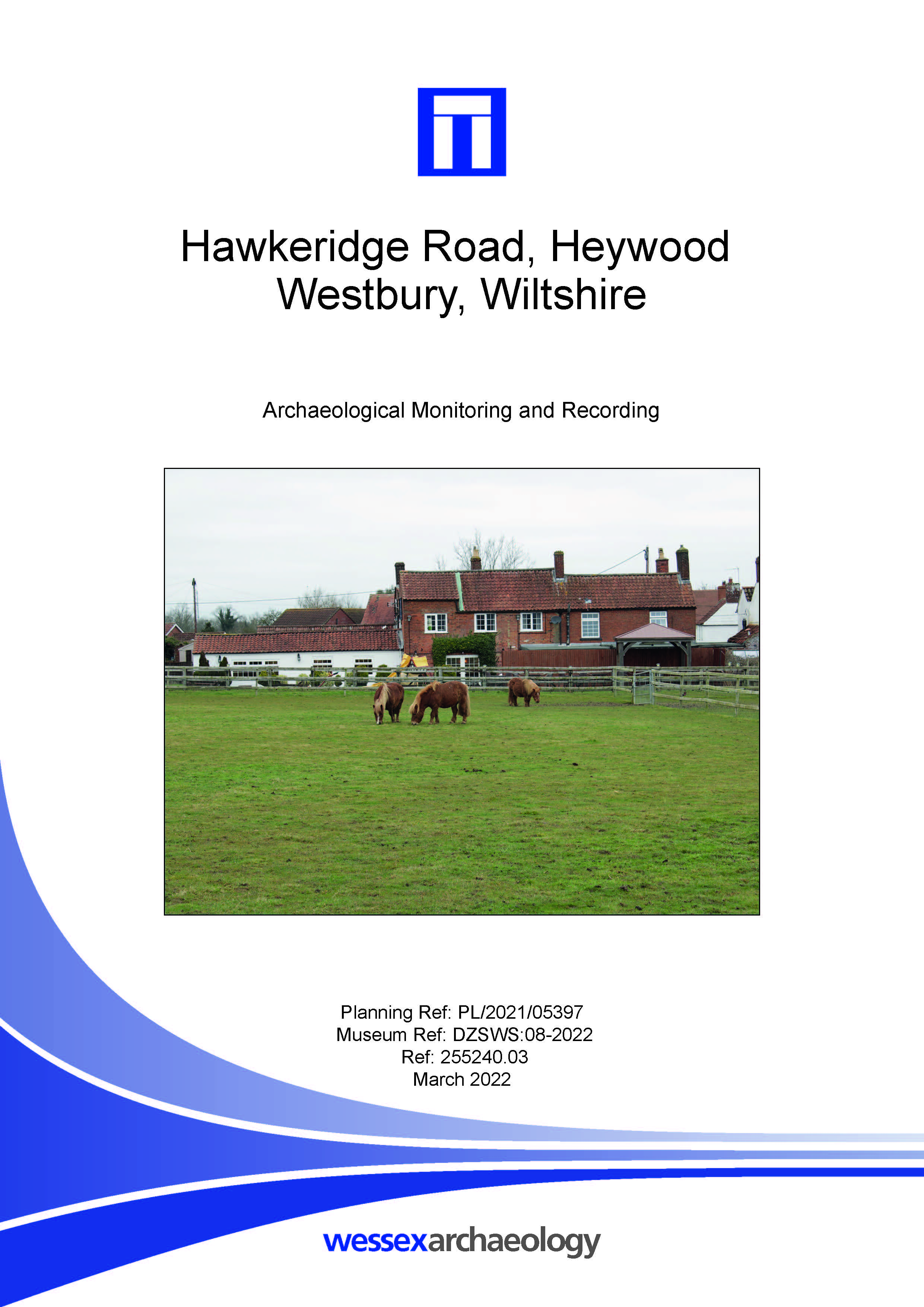 Thumbnail representing Hawkeridge Road, Heywood, Westbury, Wiltshire - Archaeological Monitoring and Recording