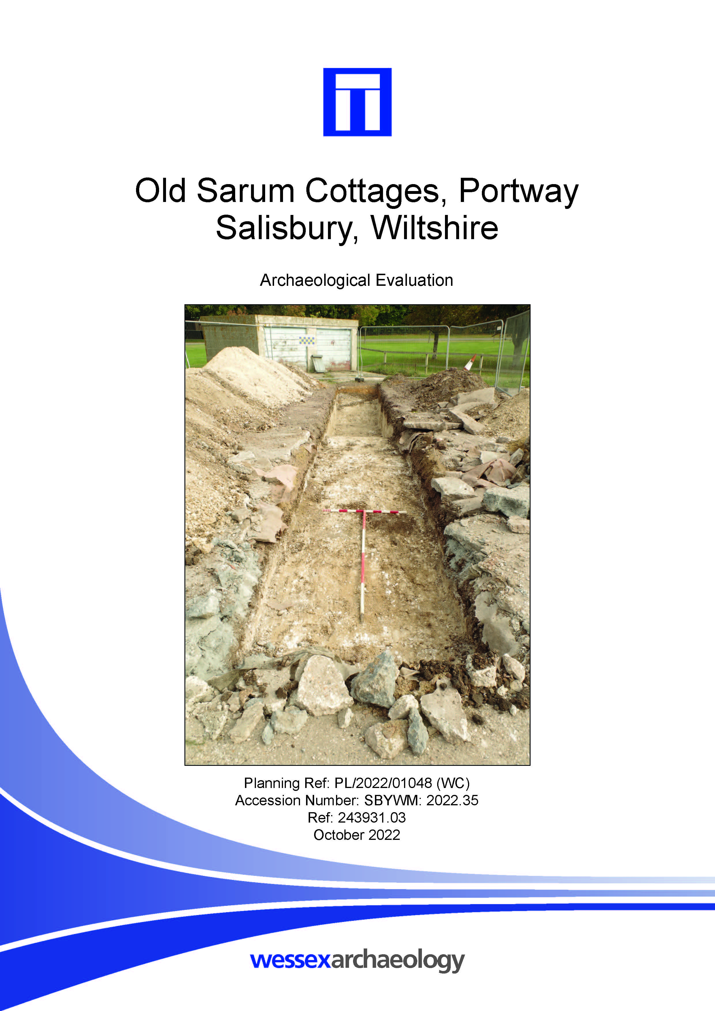 Thumbnail representing Old Sarum Cottages, Portway, Salisbury, Wiltshire - Archaeological Evaluation