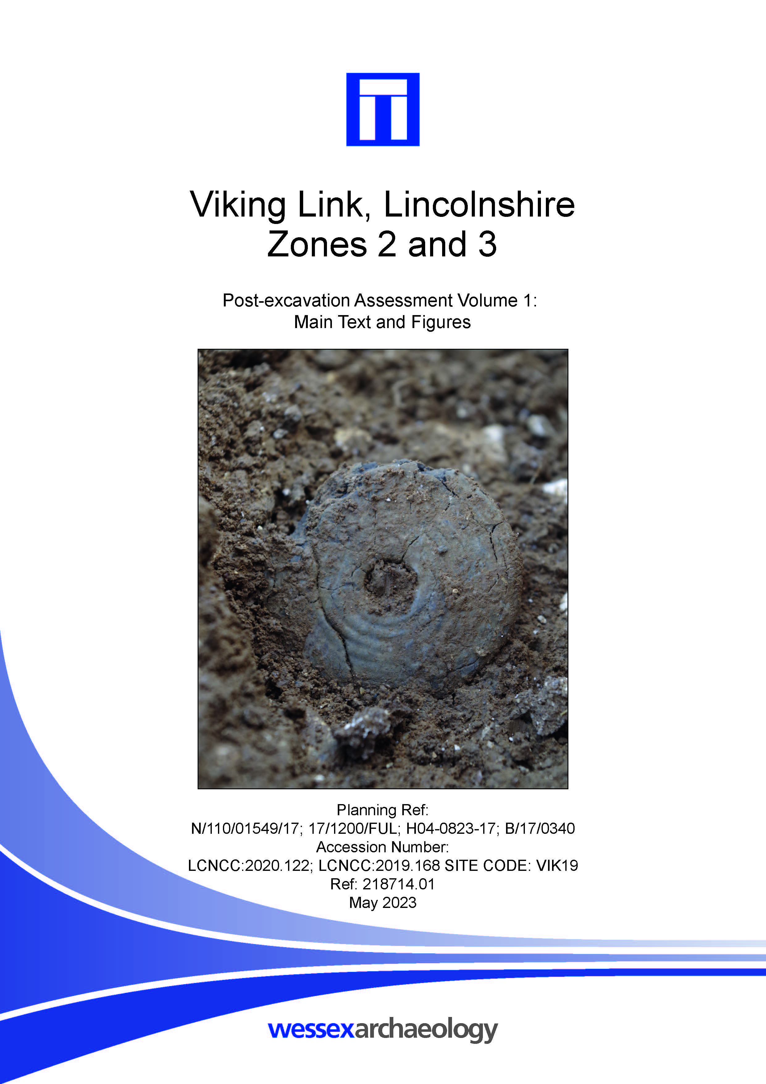 Thumbnail representing Viking Link, Lincolnshire Zones 2 and 3 - Post-excavation Assessment Volume 1: Main Text and Figures