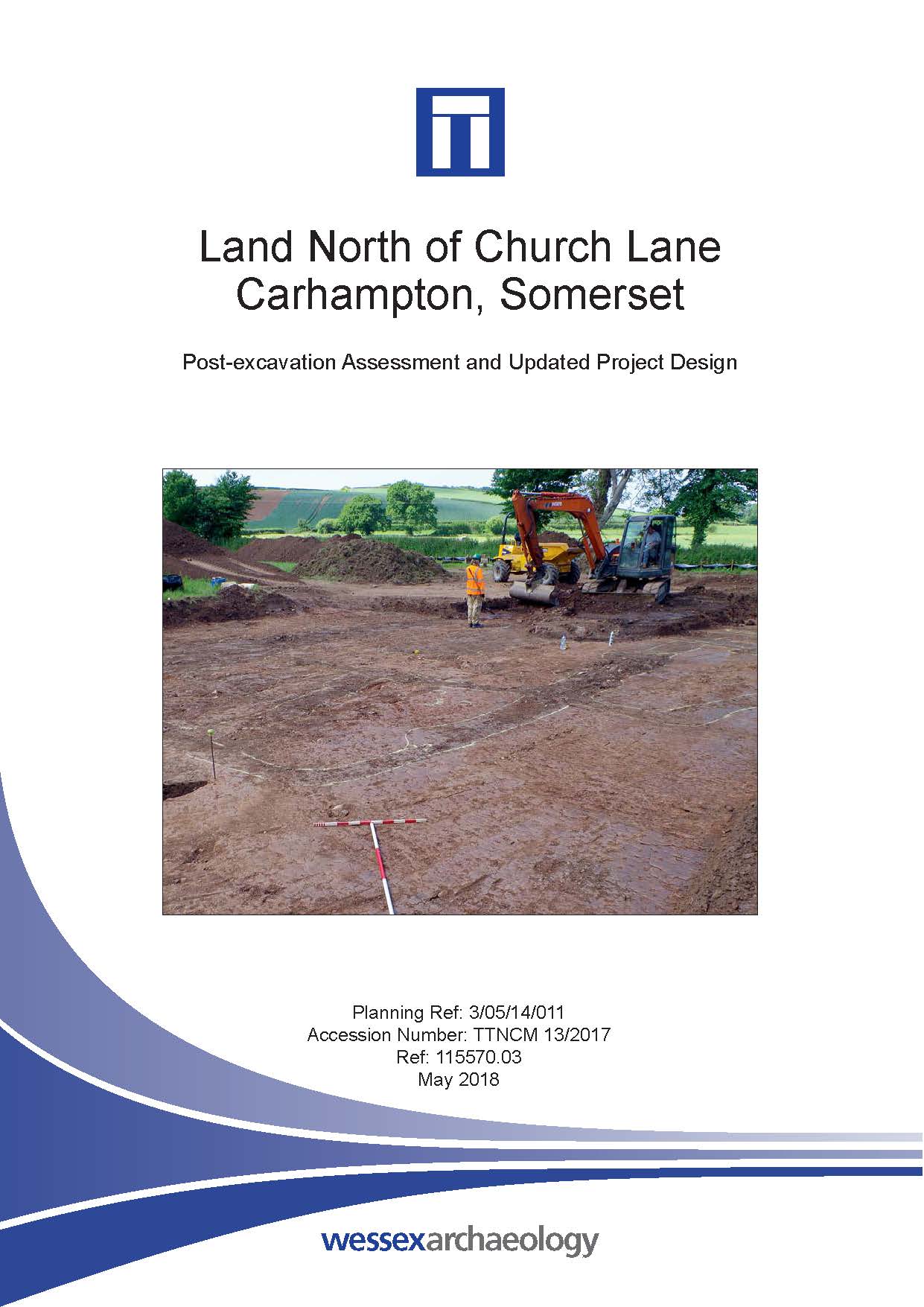 Thumbnail representing Land North of Church Lane, Carhampton, Somerset - Post-excavation Assessment