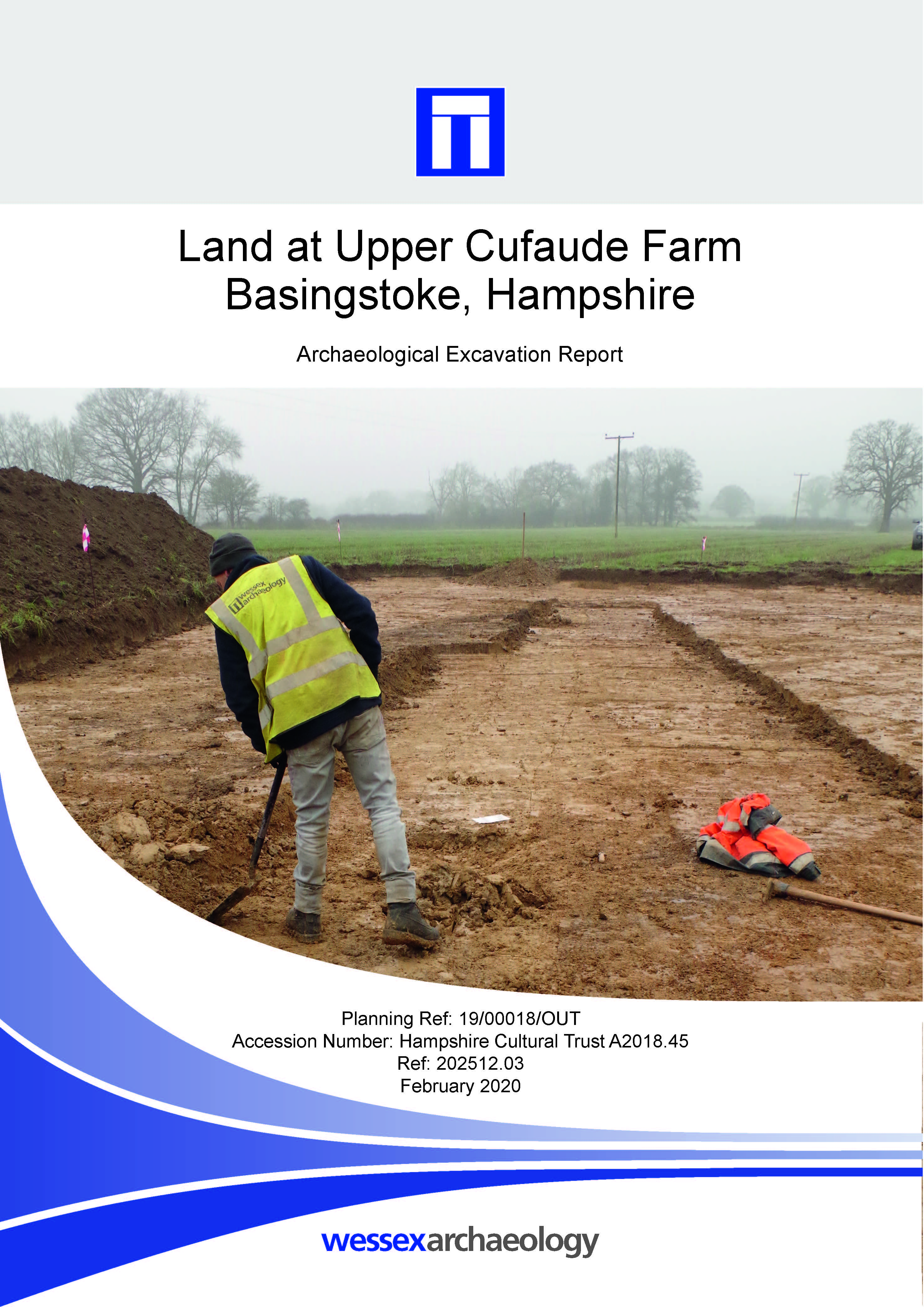 Thumbnail representing Land at Upper Cufaude Farm, Basingstoke, Hampshire - Archaeological Excavation Report