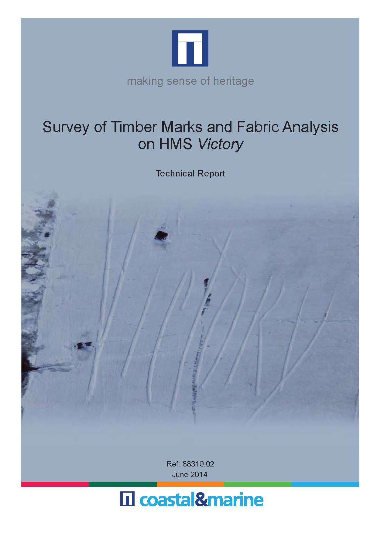 Thumbnail representing Survey of Timber Marks and Fabric Analysis on HMS Victory - Technical Report