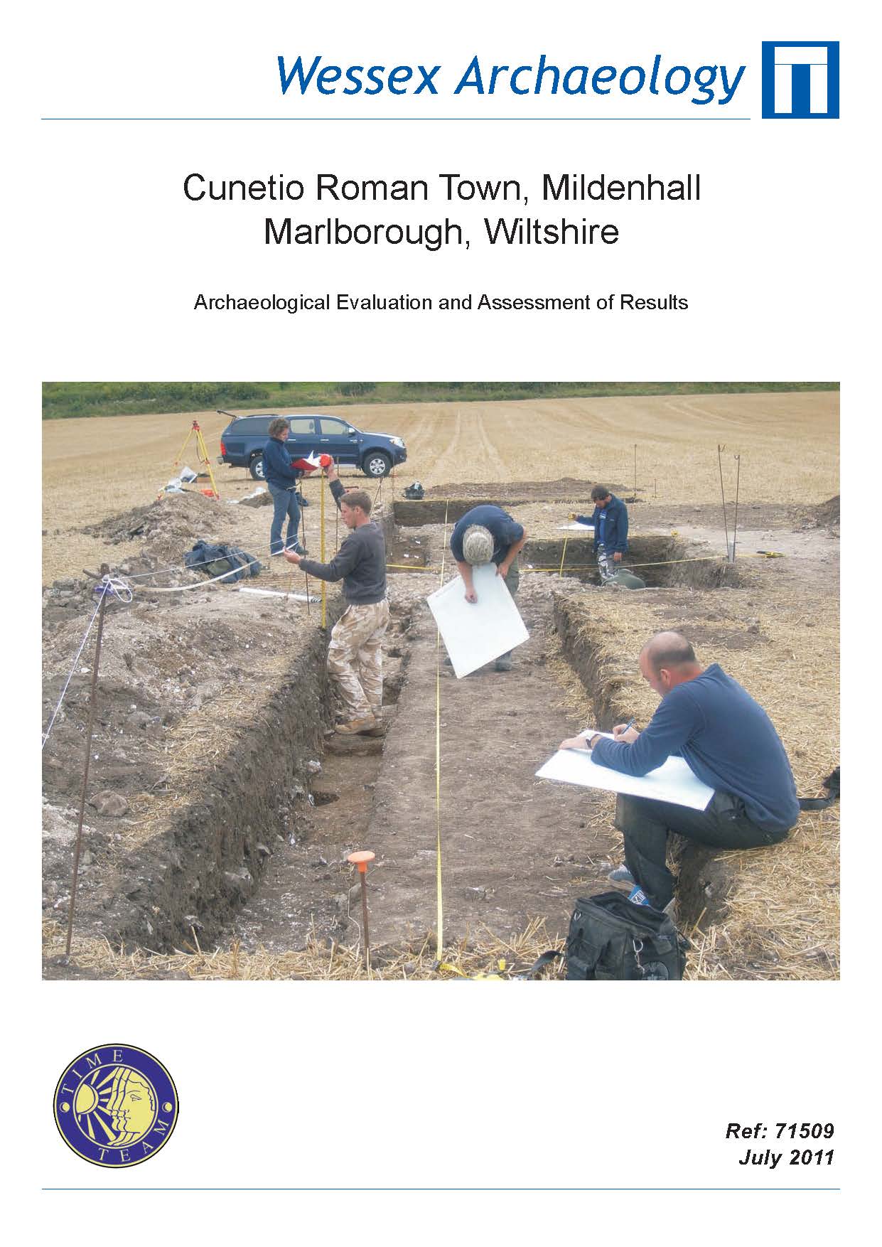 Thumbnail representing Cunetio Roman Town, Mildenhall, Marlborough, Wiltshire - Archaeological Evaluation and Assessment of Results