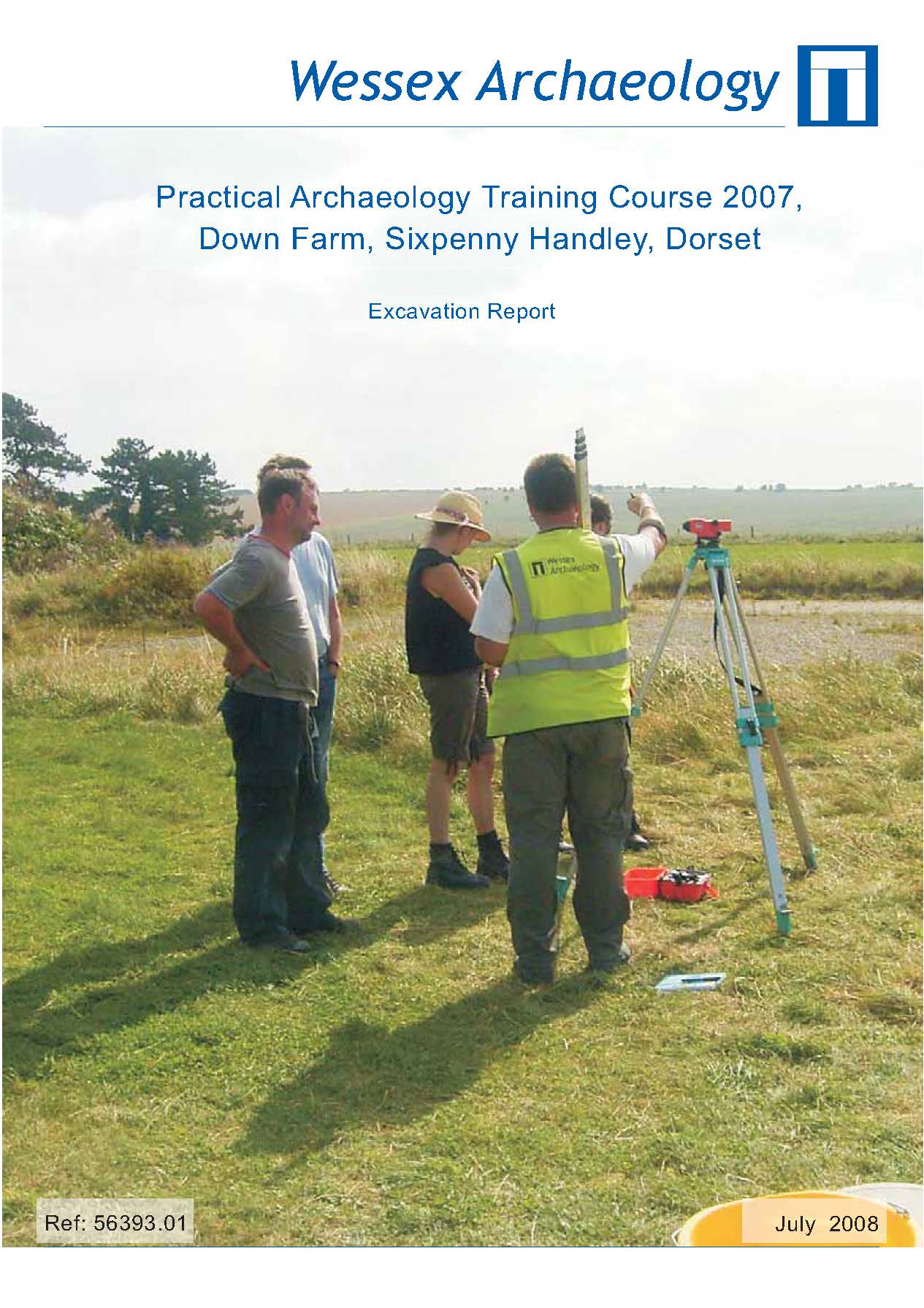 Thumbnail representing Practical Archaeology Training Course 2007, Down Farm, Sixpenny Handley, Dorset - Excavation Report