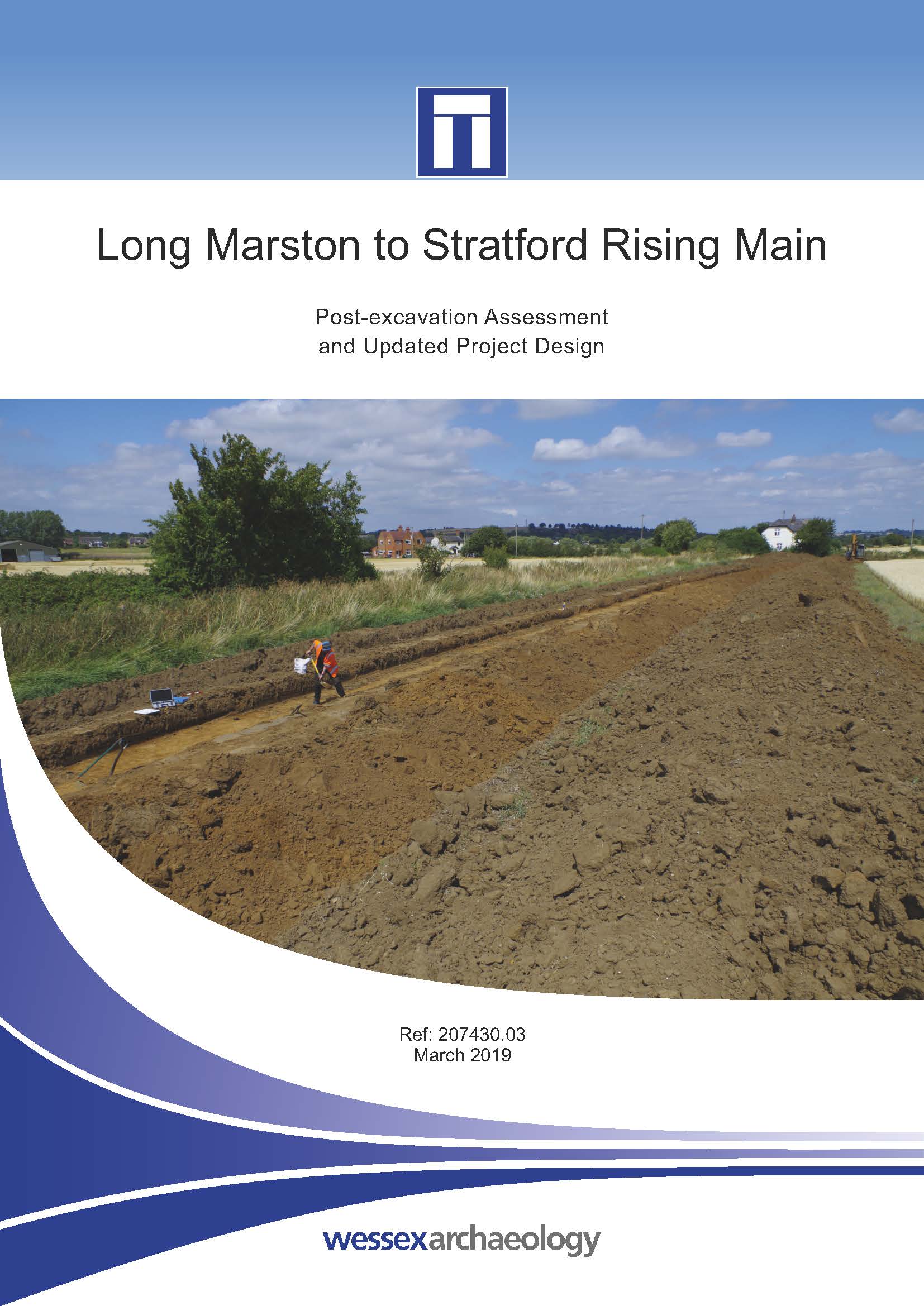 Thumbnail representing Long Marston to Stratford Rising Main - Post-excavation Assessment