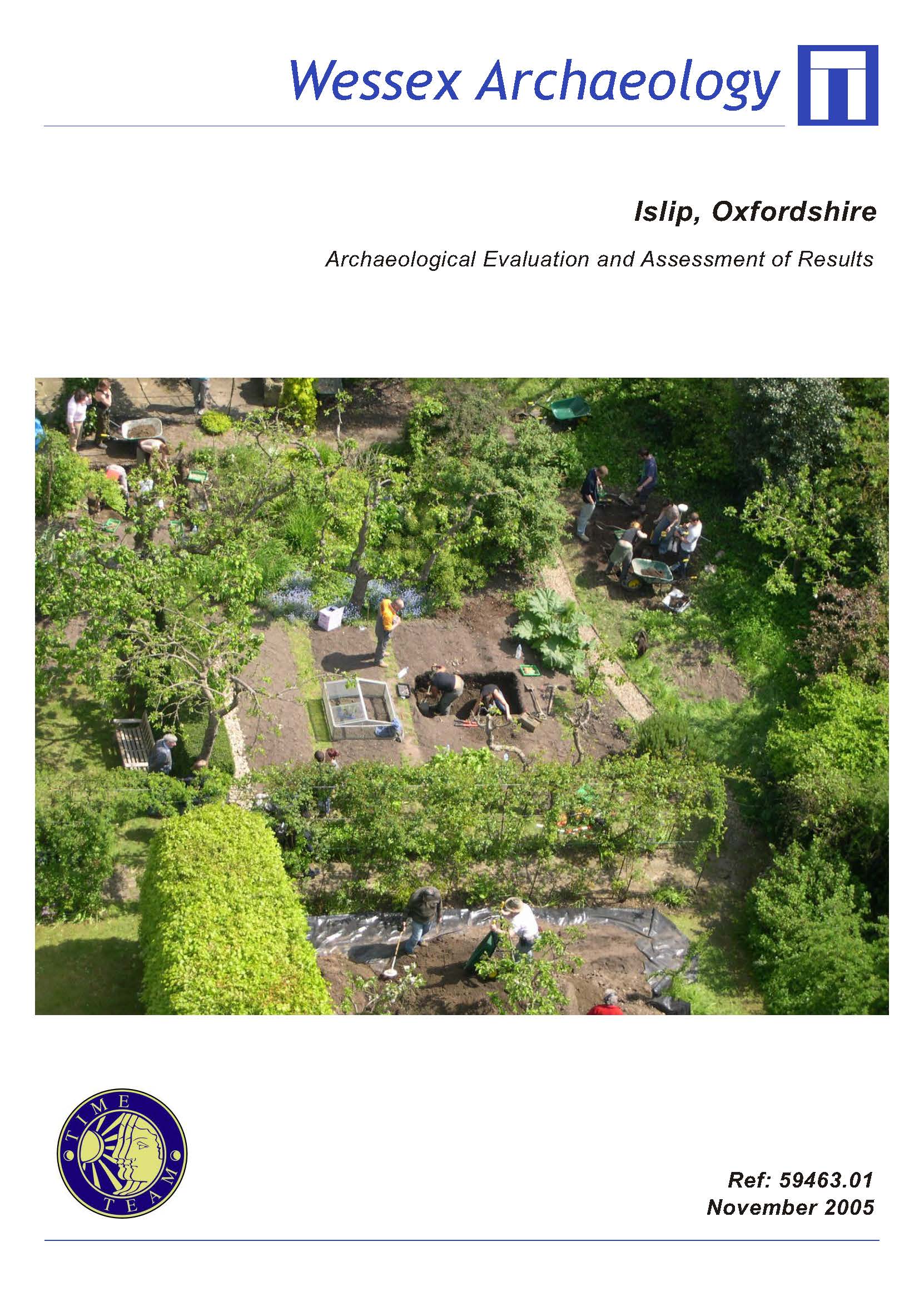 Thumbnail representing Time Team - Islip, Oxfordshire - Archaeological Evaluation and Assessment of Results