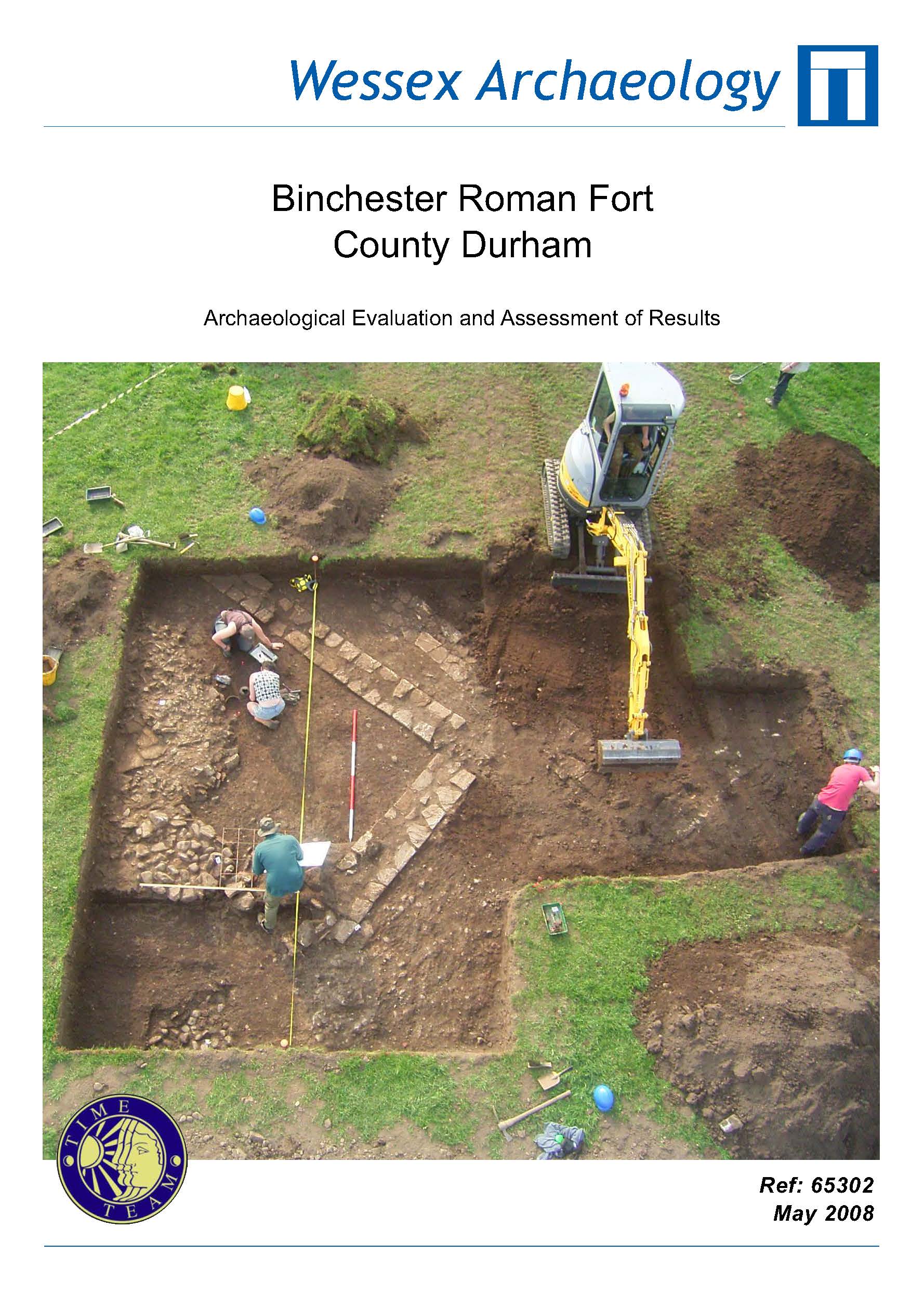 Thumbnail representing Time Team - Binchester Roman Fort, County Durham - Archaeological Evaluation and Assessment of Results
