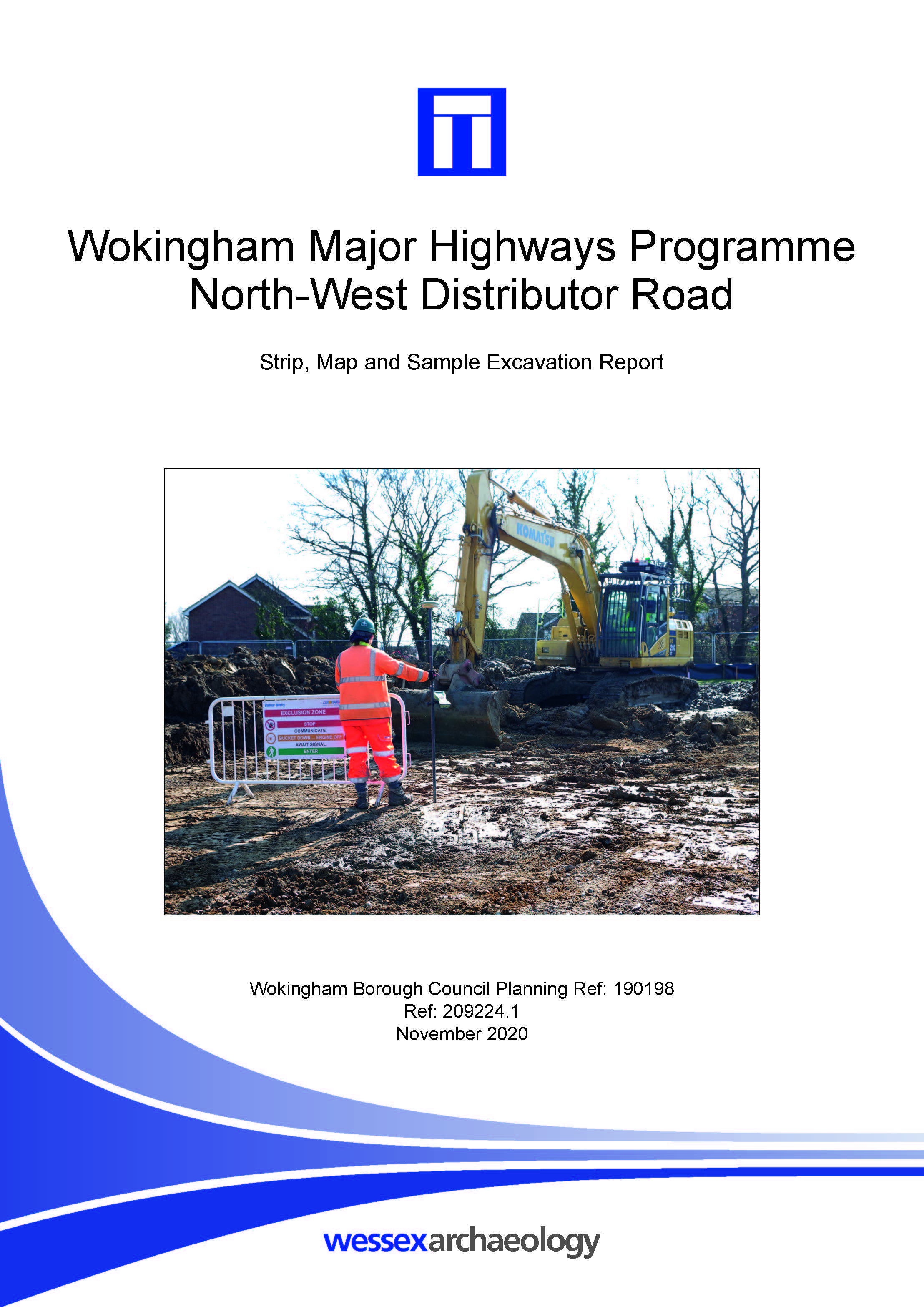 Thumbnail representing Wokingham Major Highways Programme North-West Distributor Road - Archaeological Excavation Report