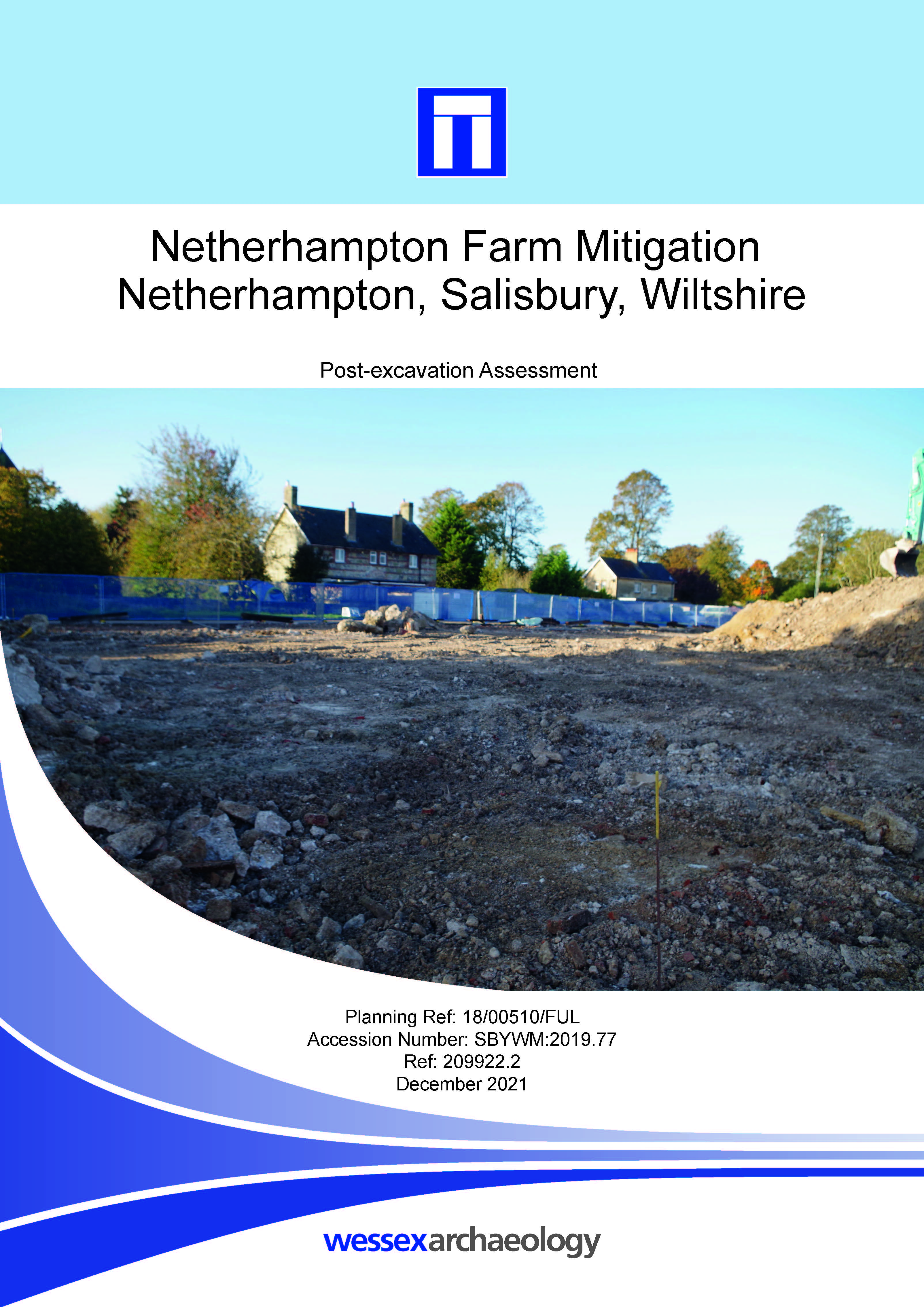 Thumbnail representing Netherhampton Farm Mitigation, Netherhampton, Salisbury, Wiltshire - Post-excavation Assessment