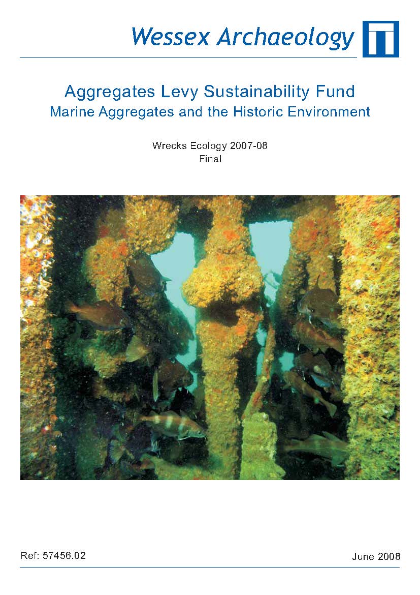 Thumbnail representing Aggregates Levy Sustainability Fund, Marine Aggregates and the Historic Environment - Wrecks Ecology 2007-08