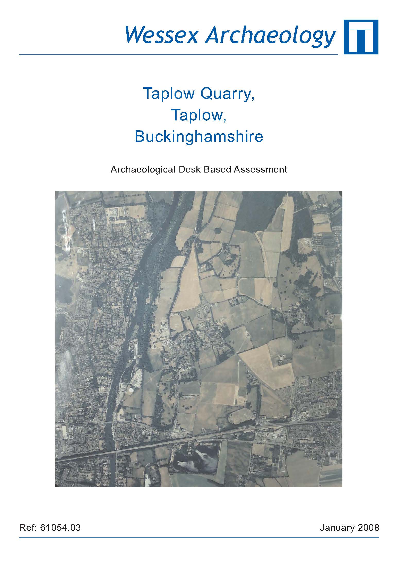 Thumbnail representing Taplow Quarry, Taplow, Buckinghamshire - Archaeological Desk-Based Assessment