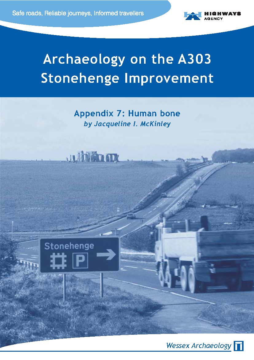 Thumbnail representing Archaeology on the A303 Stonehenge Improvement - Appendix 7: Human Bone