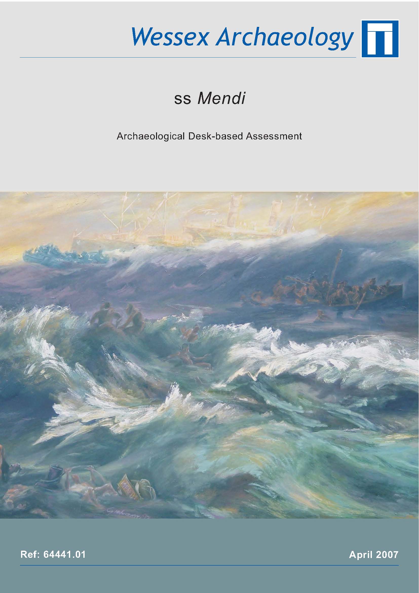 Thumbnail representing ss Mendi - Archaeological Desk-Based Assessment