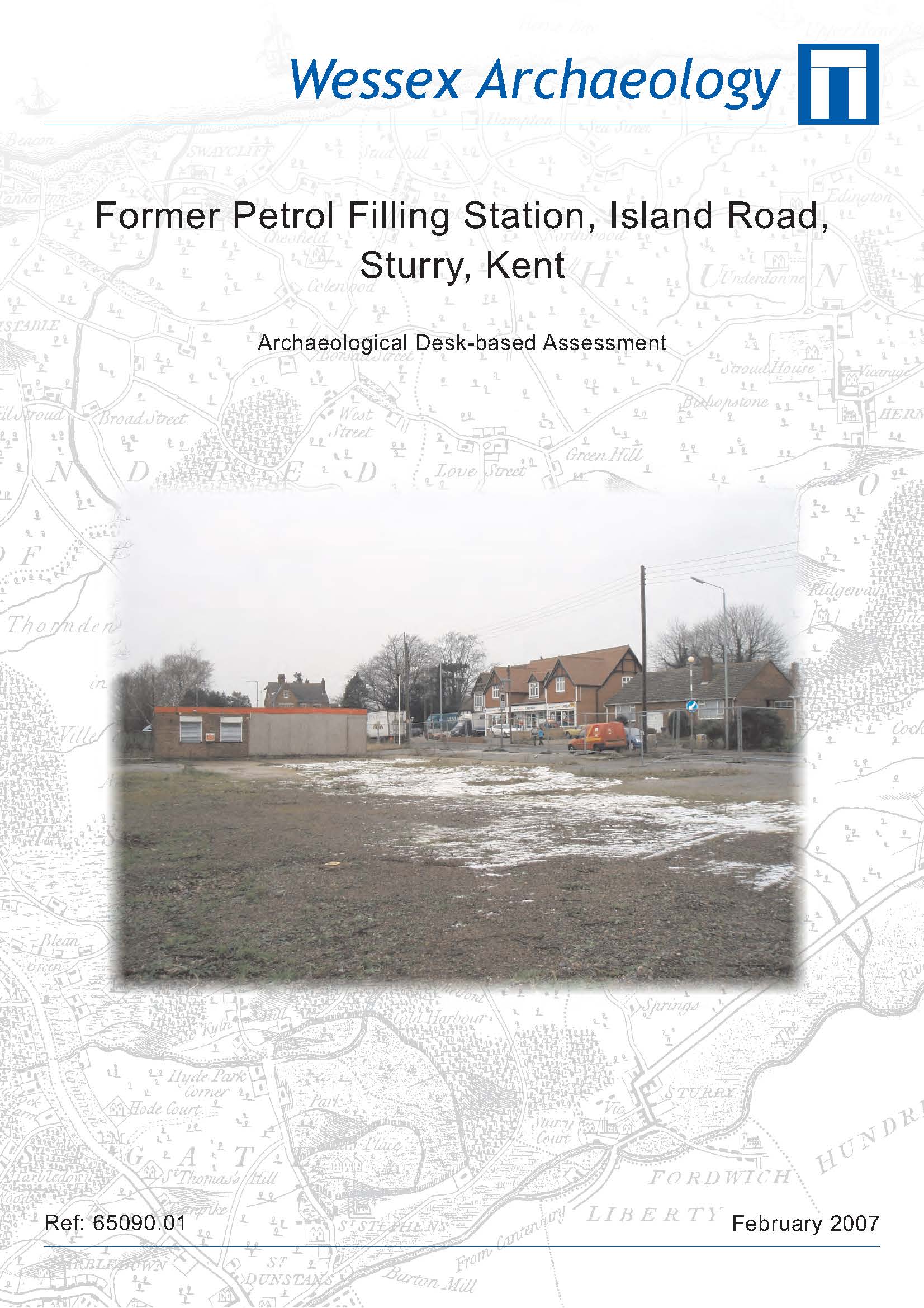 Thumbnail representing Former Petrol Filling Station, Island Road, Sturry, Kent - Archaeological Desk-Based Assessment