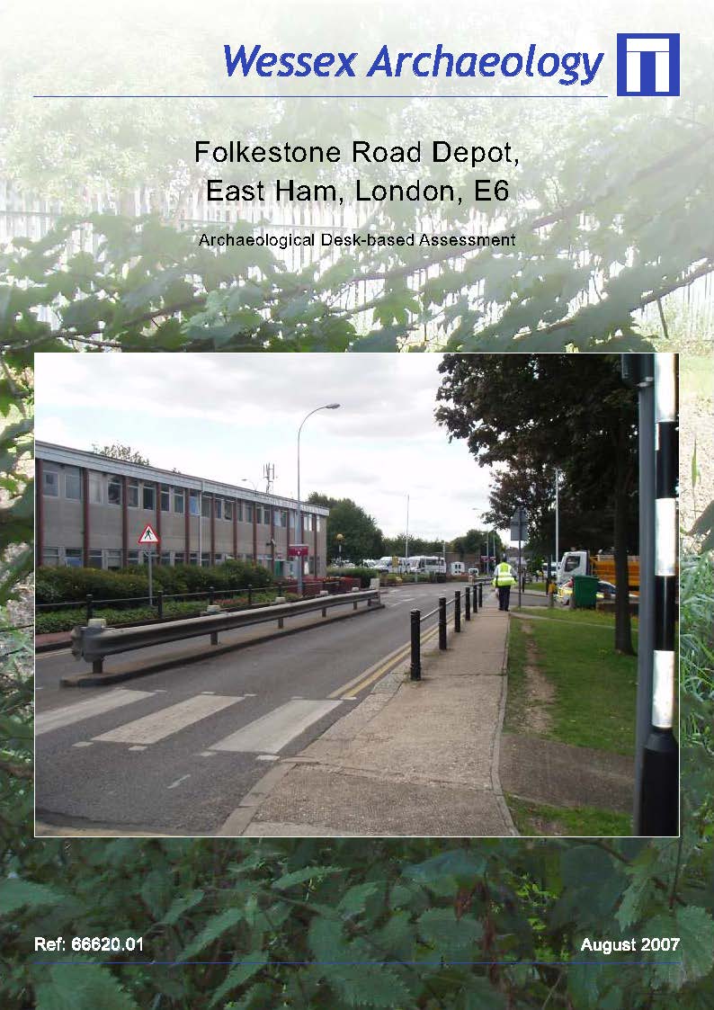 Thumbnail representing Folkestone Road Depot, East Ham, London E6 - Archaeological Desk-Based Assessment