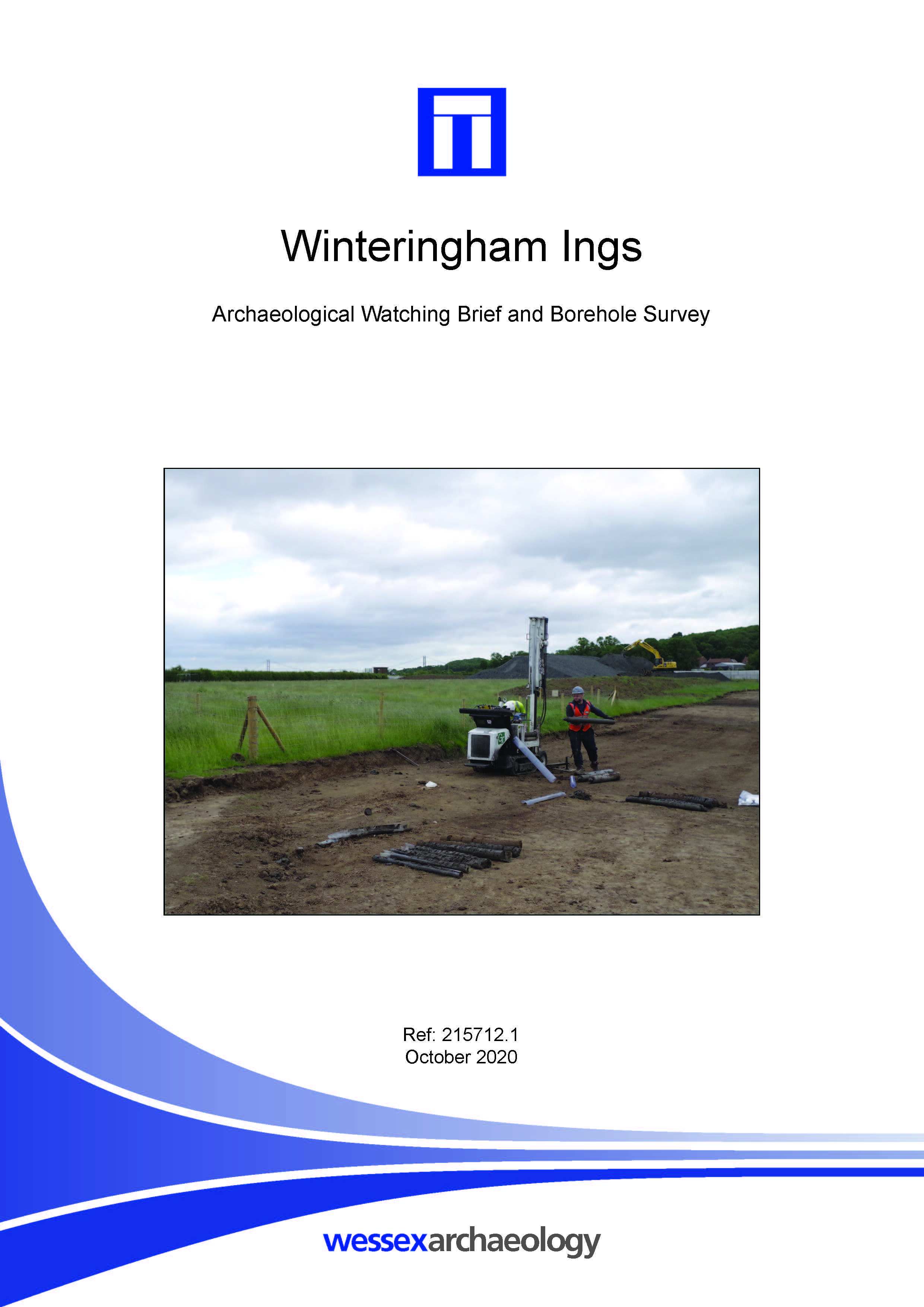 Thumbnail representing Winteringham Ings - Archaeological Watching Brief Report and Borehole Survey