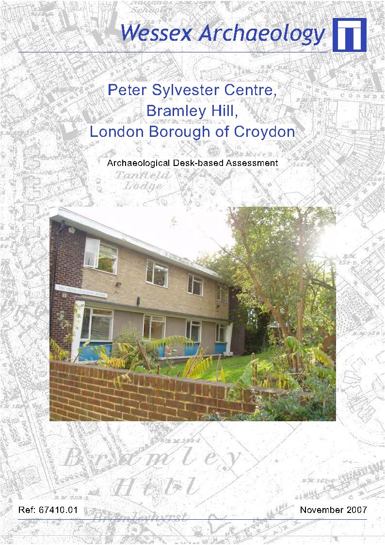 Thumbnail representing Peter Sylvester Centre, Bramley Hill, London Borough of Croydon - Archaeological Desk-Based Assessment