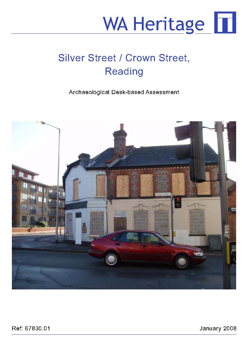 Thumbnail representing Silver Street / Crown Street, Reading - Archaeological Desk-Based Assessment