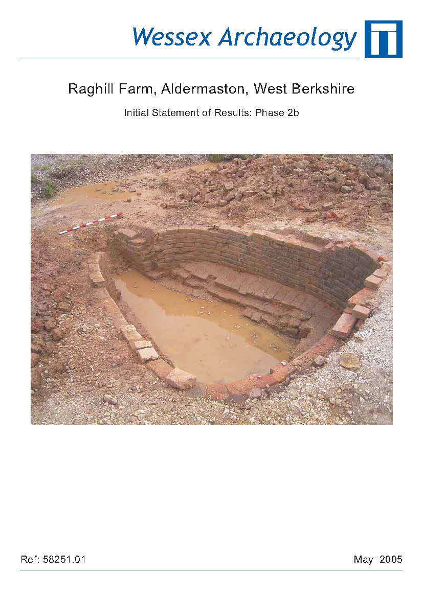 Thumbnail representing Raghill Farm, Aldermaston, West Berkshire - Initial Statement of Results: Phase 2b