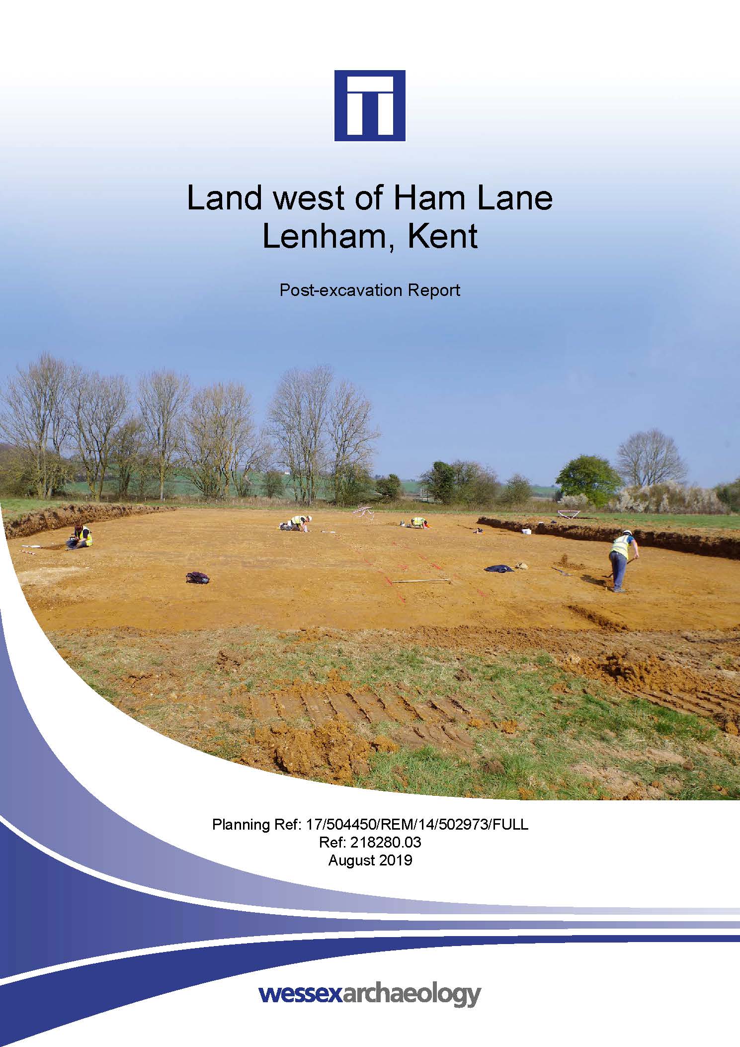 Thumbnail representing Land west of Ham Lane, Lenham, Kent - Post-excavation Assessment