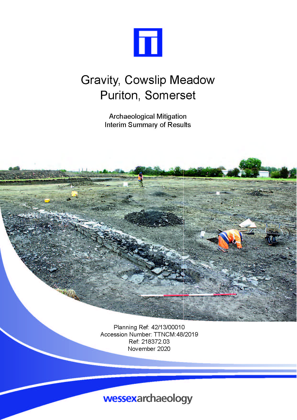 Thumbnail representing Gravity, Cowslip Meadow, Puriton, Somerset - Archaeological Mitigation Interim Summary of Results