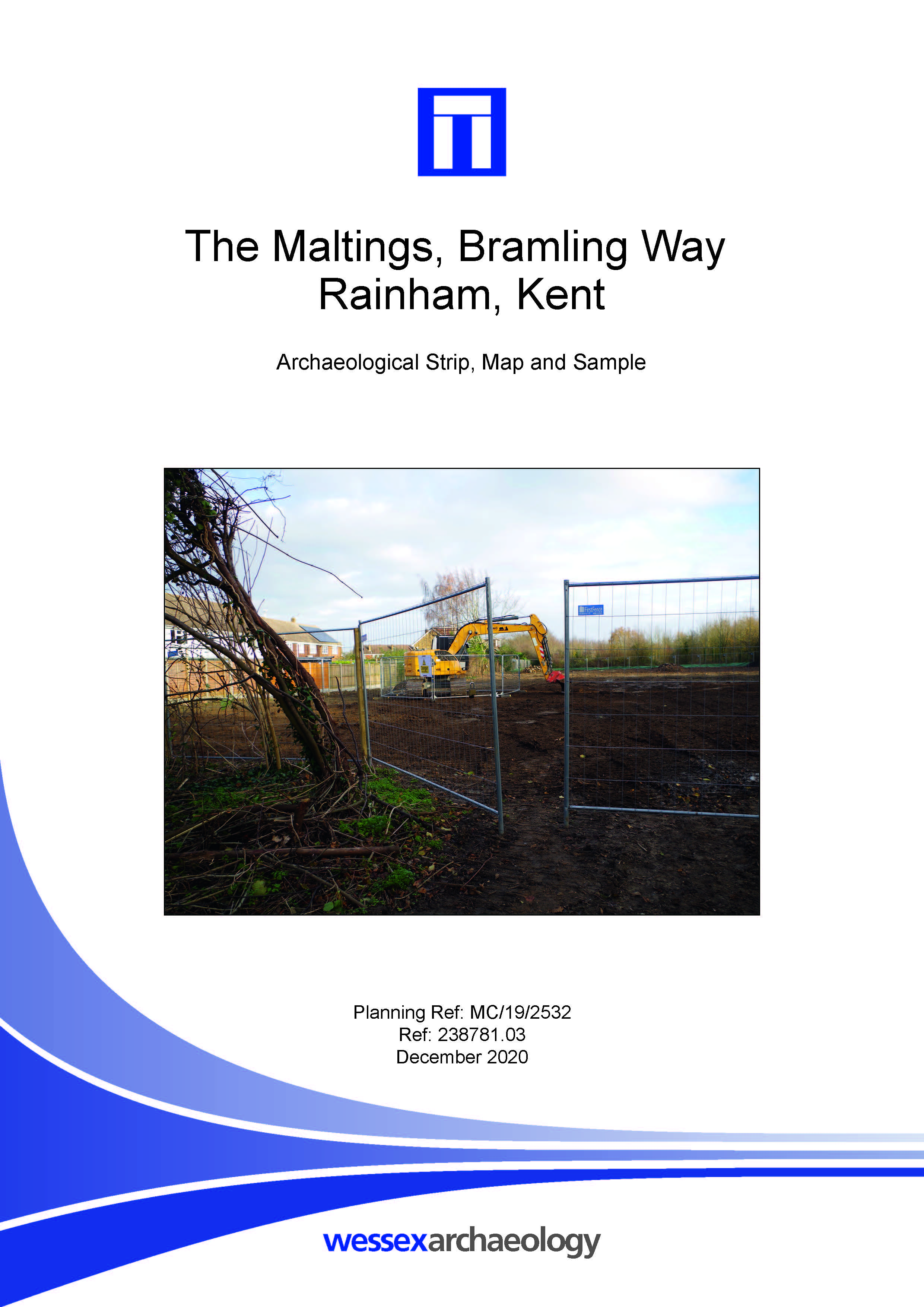 Thumbnail representing The Maltings, Bramling Way, Rainham, Kent - Archaeological Excavation Report