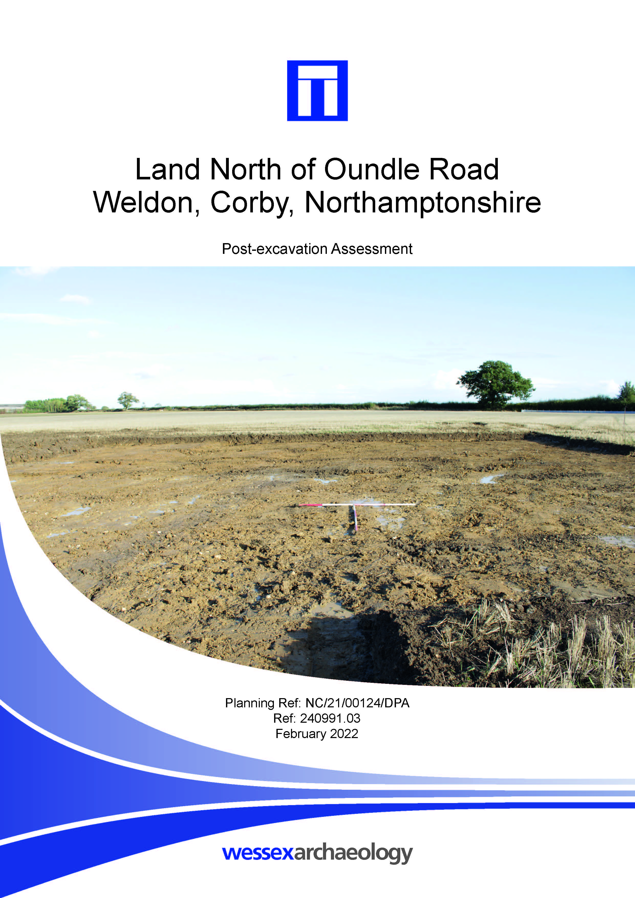 Thumbnail representing Oundle Road, Weldon, Corby, Northamptonshire - Post-excavation Assessment