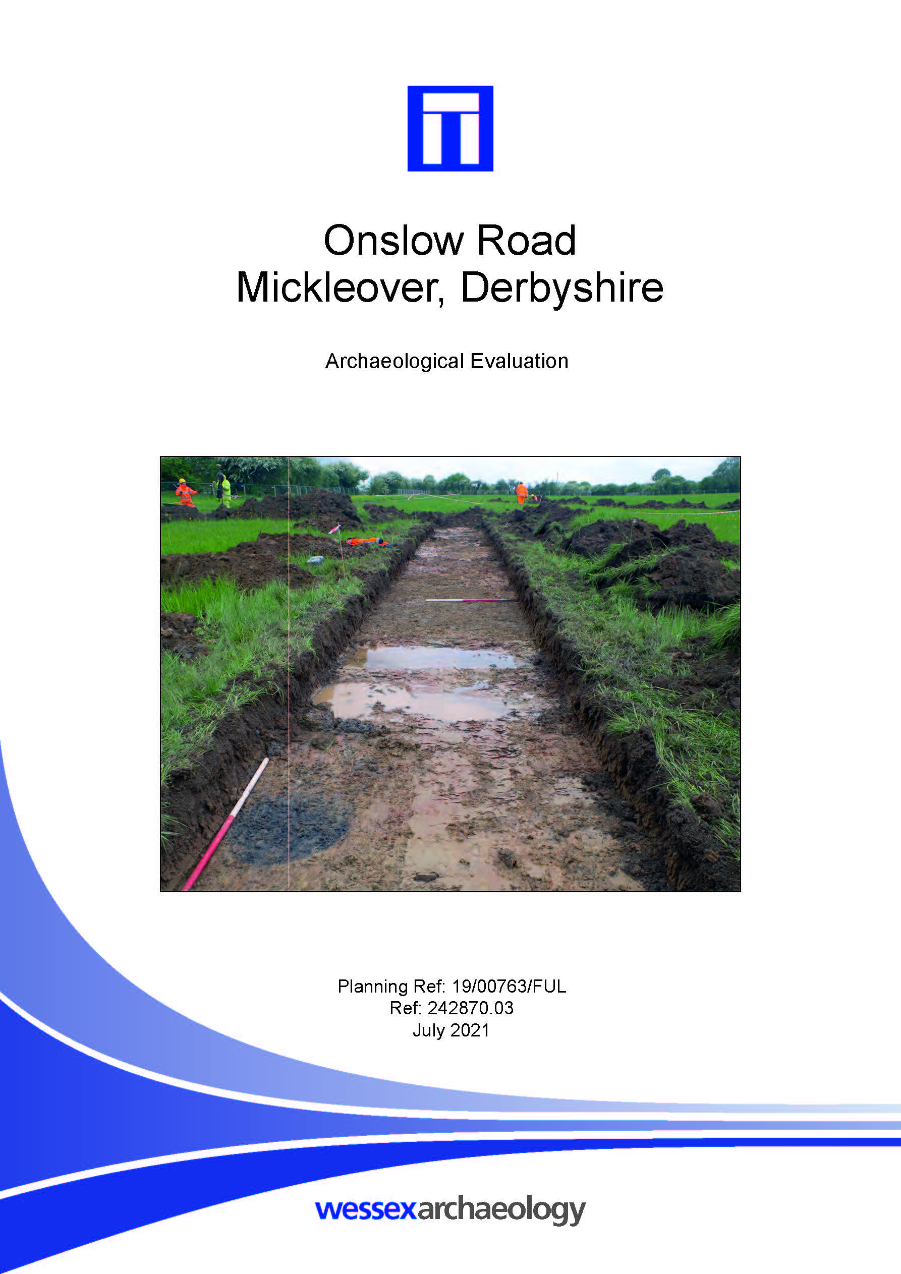 Thumbnail representing Onslow Road, Mickleover, Derbyshire - Archaeological Evaluation Report