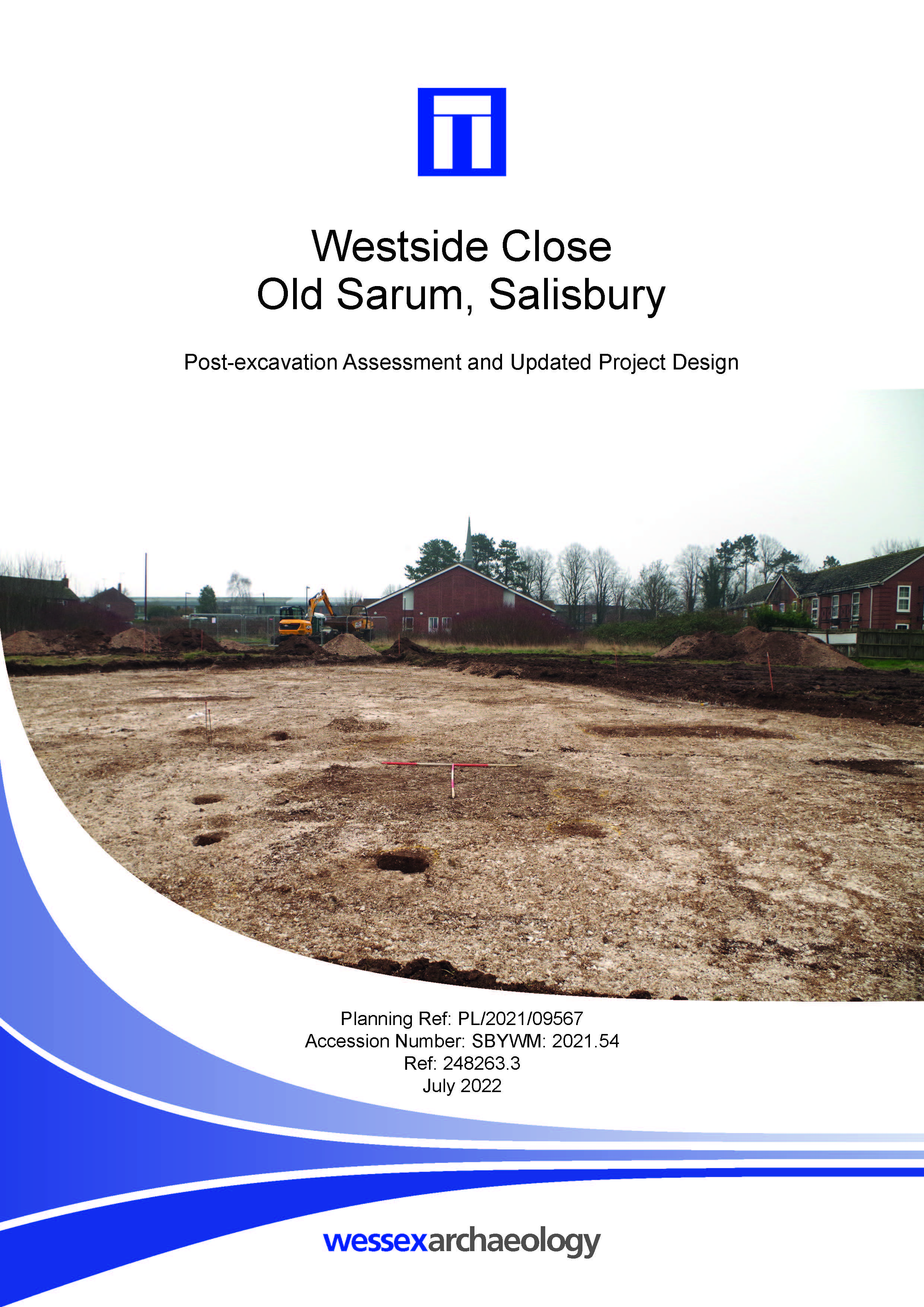 Thumbnail representing Westside Close, Old Sarum, Salisbury - Post-excavation Assessment