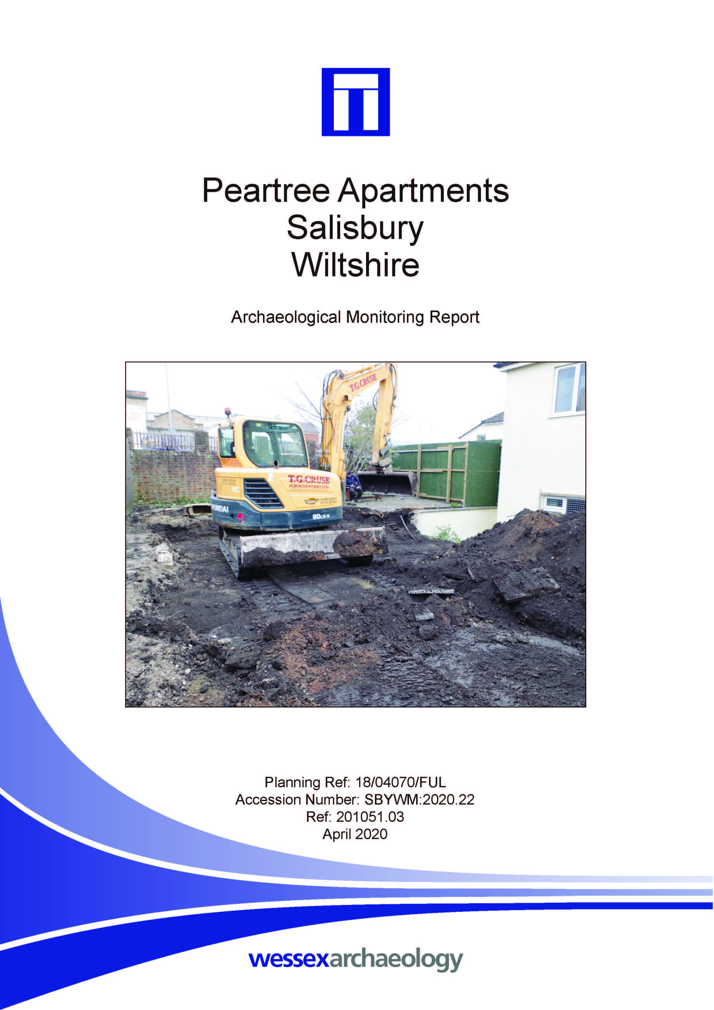 Thumbnail representing Peartree Apartments, Salisbury, Wiltshire - Archaeological Monitoring Report