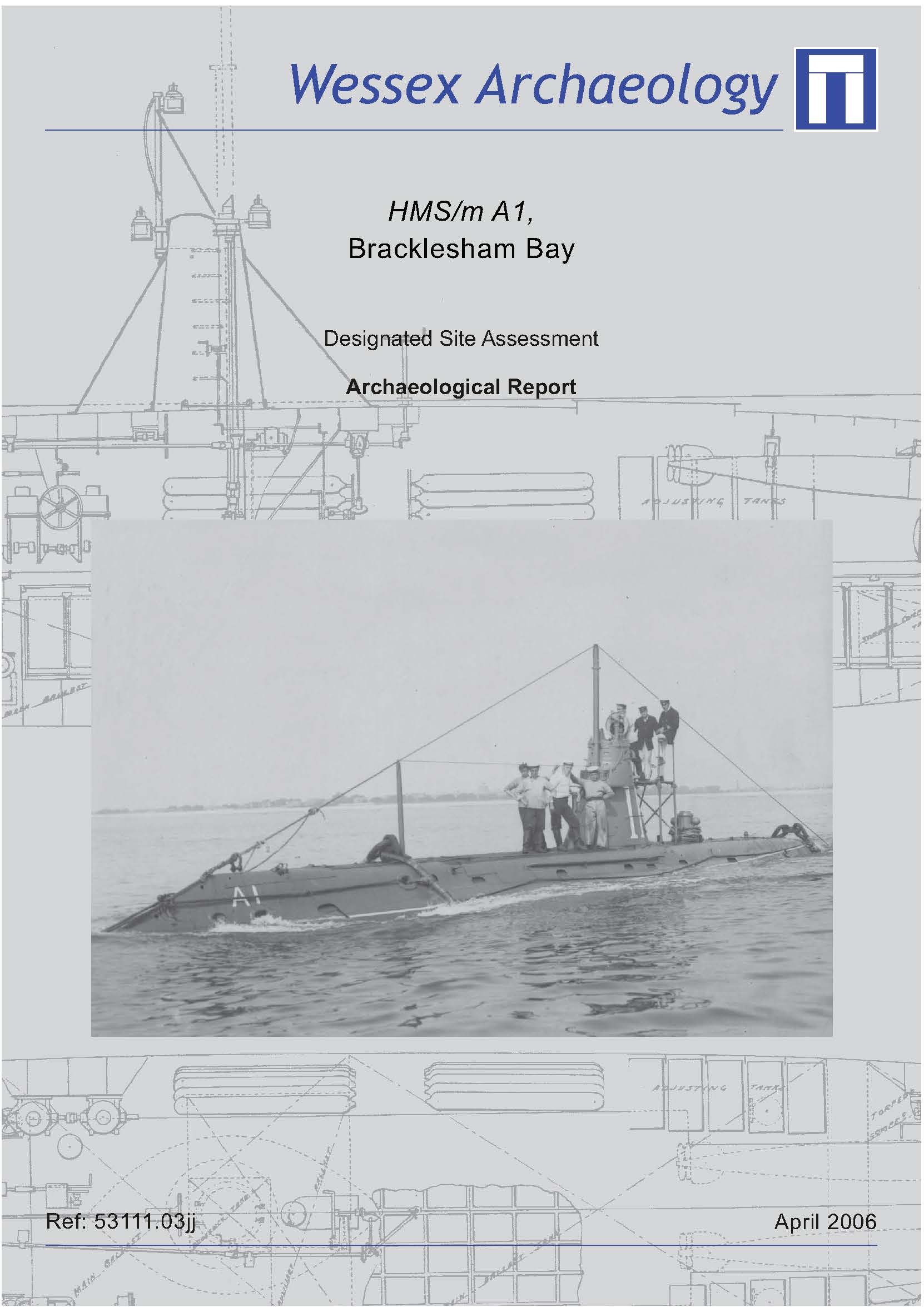 Thumbnail representing HMS/m A1, Bracklesham Bay - Designated Site Assessment